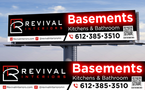Signage Design by WrapTonic24 for Revival Interiors | Design: #34664486