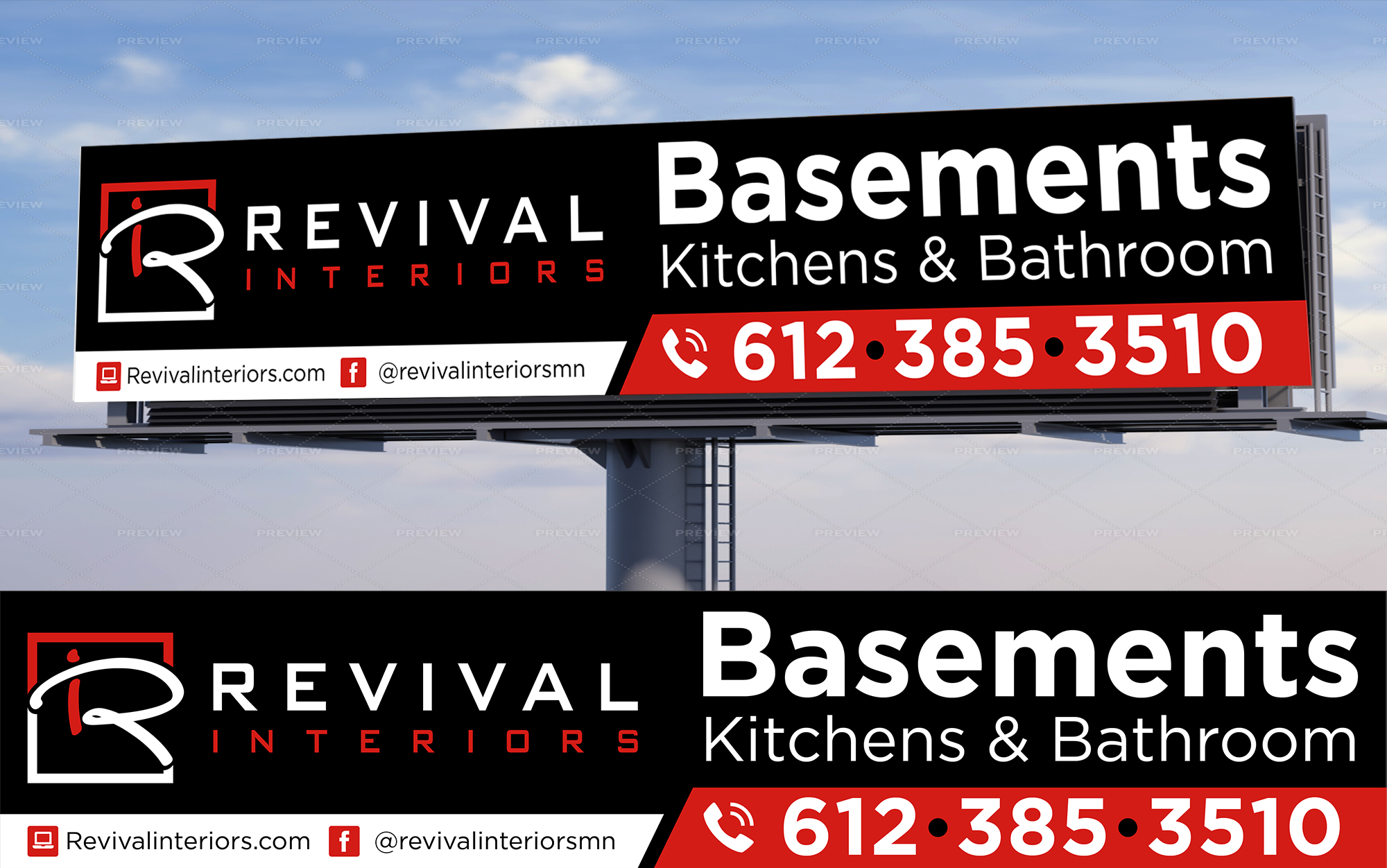 Signage Design by WrapTonic24 for Revival Interiors | Design #34664488