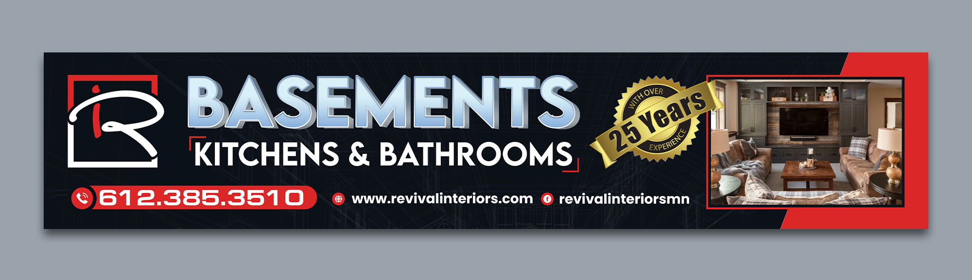 Signage Design by debdesign for Revival Interiors | Design #34645743