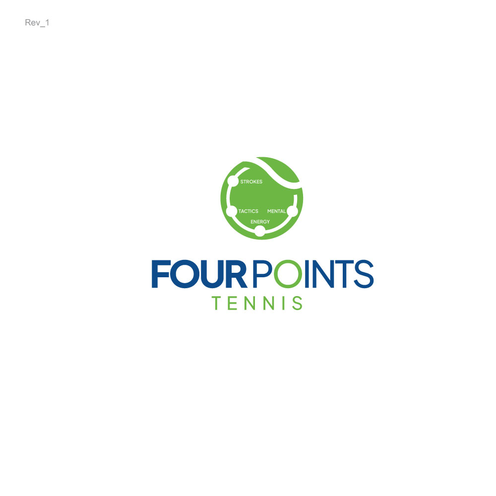 Logo Design by rgb01 for Four Points Tennis, LLC | Design #34655212