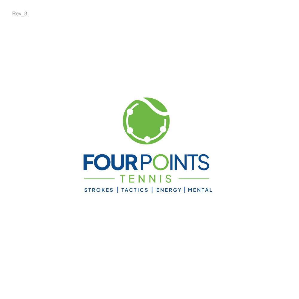 Logo-Design von rgb01 für Four Points Tennis, LLC | Design #34655214