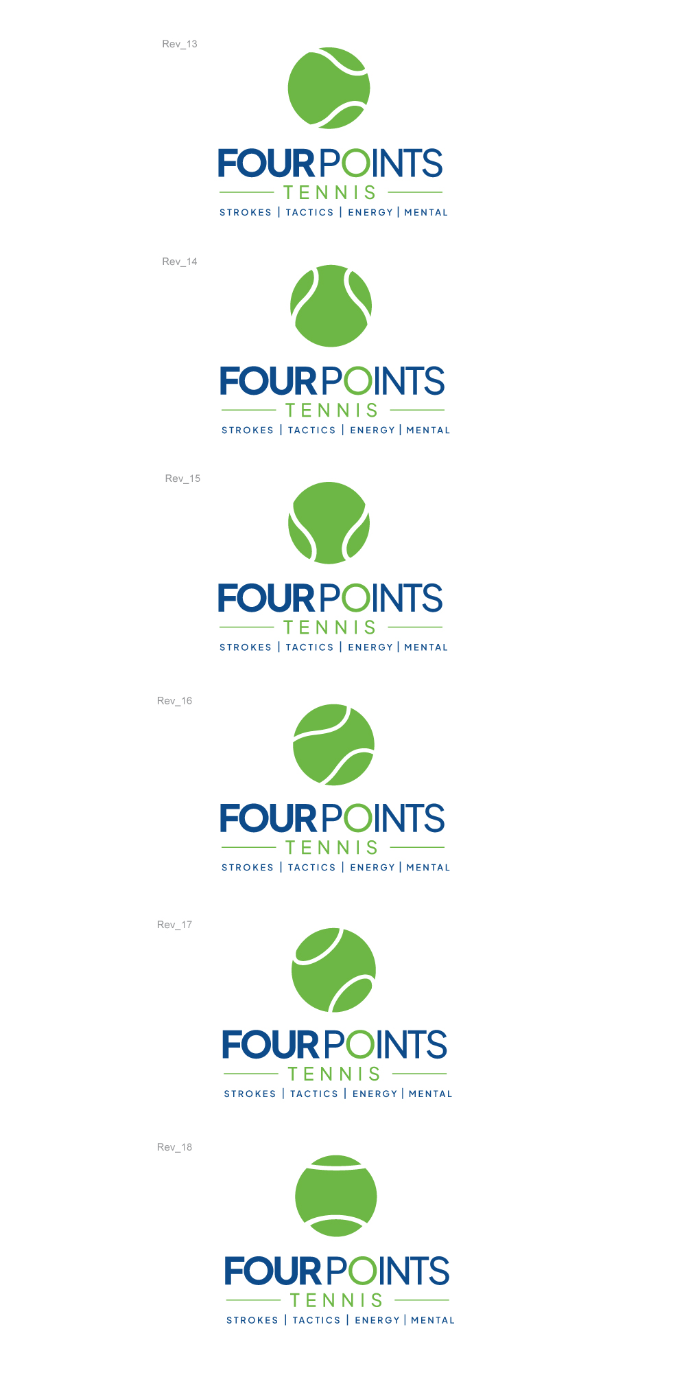 Logo Design by rgb01 for Four Points Tennis, LLC | Design #34661406