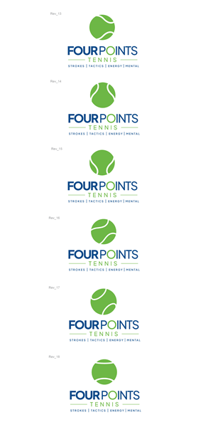 Logo Design by rgb01 for Four Points Tennis, LLC | Design: #34661406