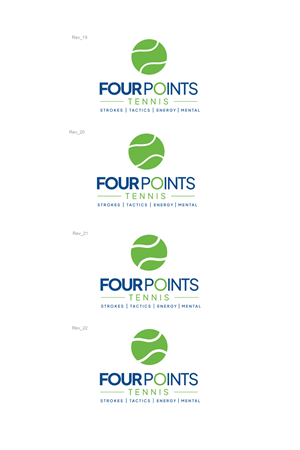 Logo Design by rgb01 for Four Points Tennis, LLC | Design: #34665717