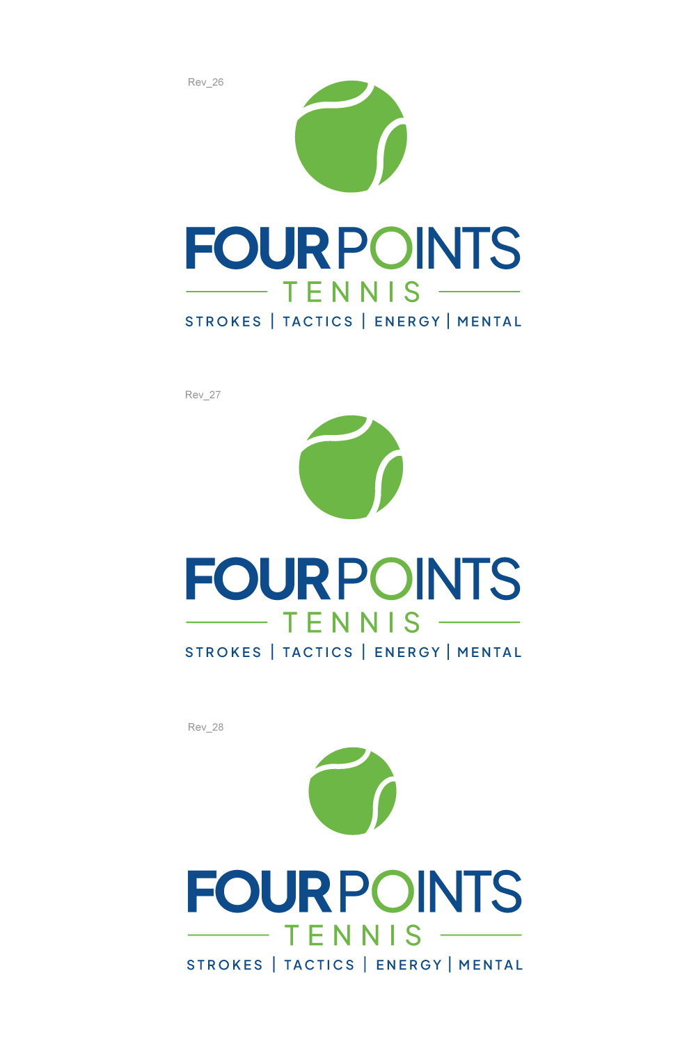 Logo Design by rgb01 for Four Points Tennis, LLC | Design #34680578