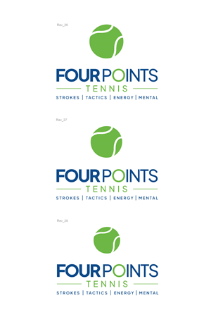 Logo Design by rgb01 for Four Points Tennis, LLC | Design: #34680578