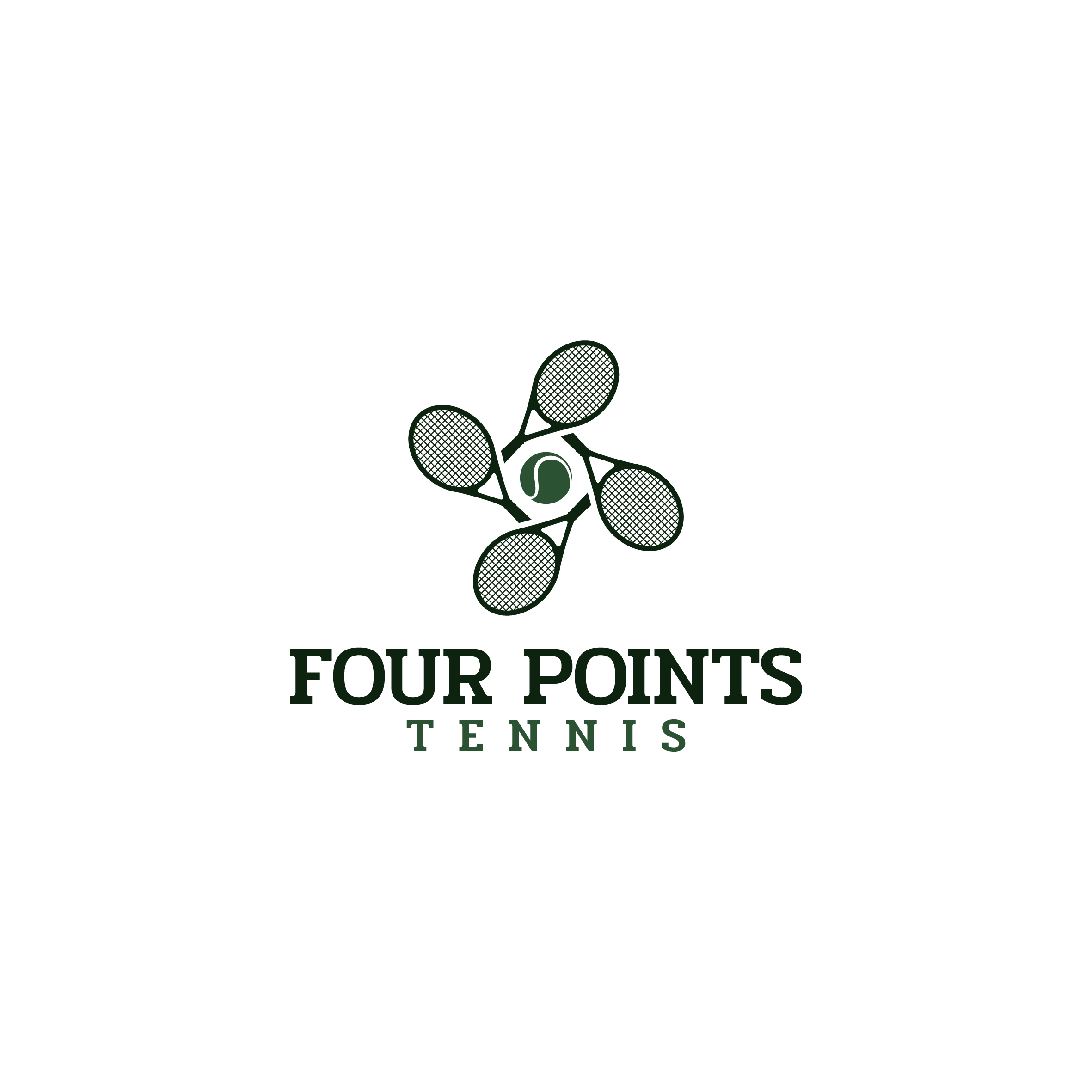 Logo-Design von Aljune Castro Designs für Four Points Tennis, LLC | Design #34649973