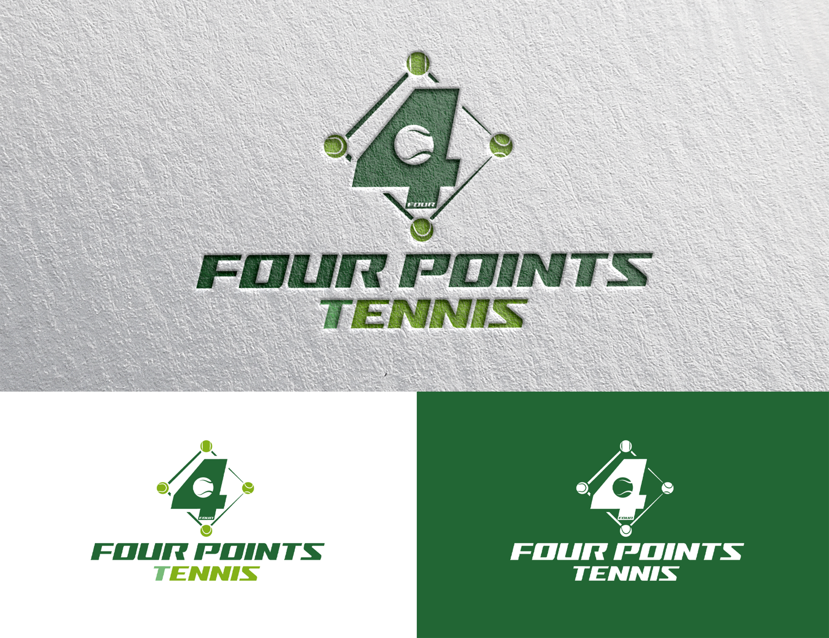 Logo-Design von Rickyy für Four Points Tennis, LLC | Design #34644866
