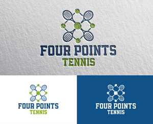 Logo Design by Rickyy for Four Points Tennis, LLC | Design: #34645396