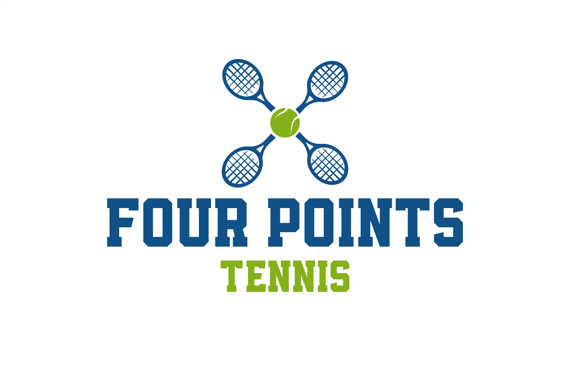 Logo Design by Rickyy for Four Points Tennis, LLC | Design #34656296