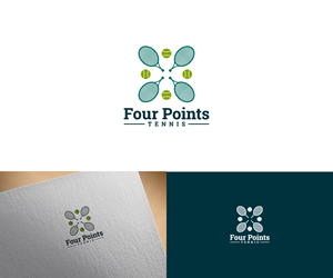 Logo Design by Nevore Graphics for Four Points Tennis, LLC | Design: #34649732