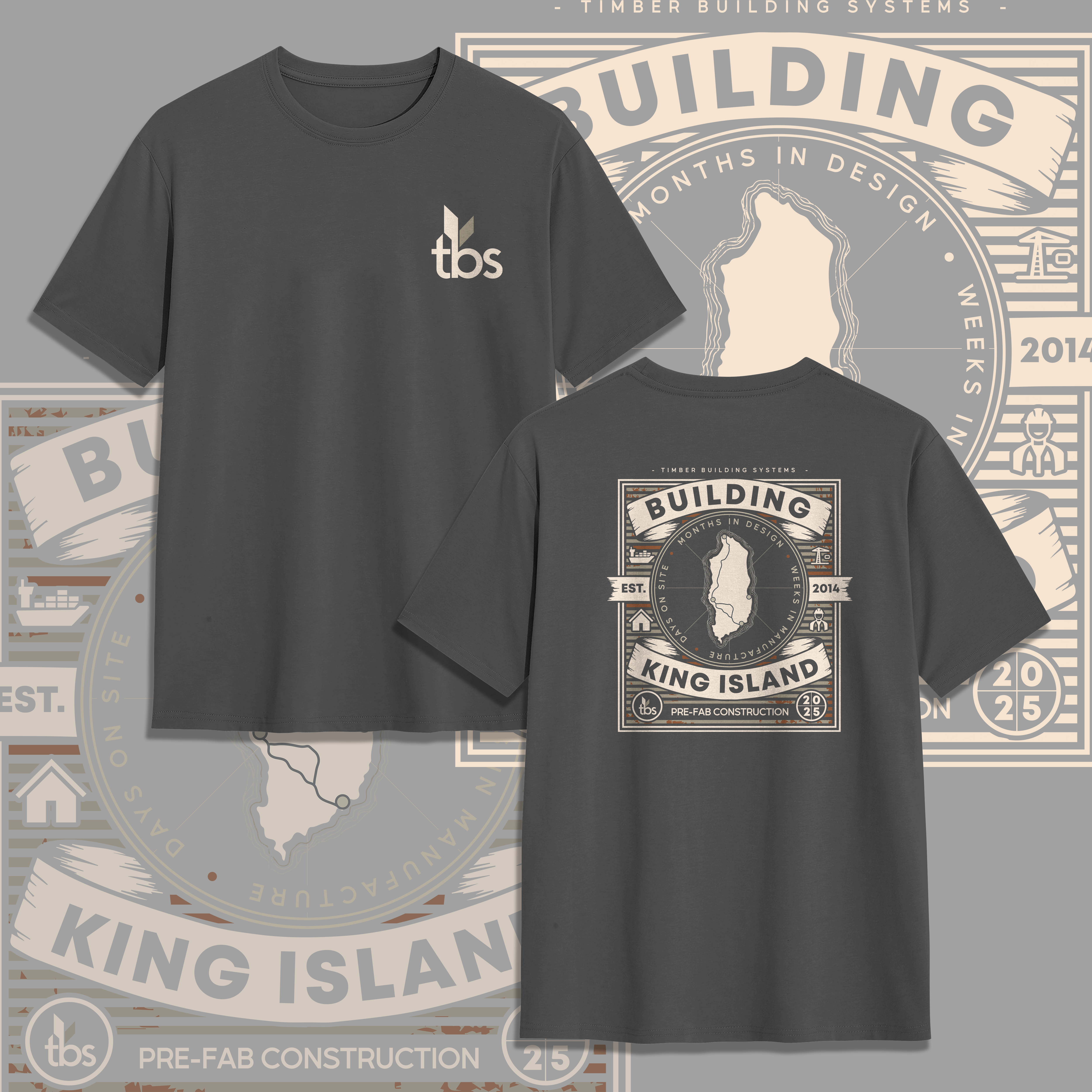 Diseño de Camiseta por V FOUR DESIGN para Timber Building Systems | Diseño #34674537