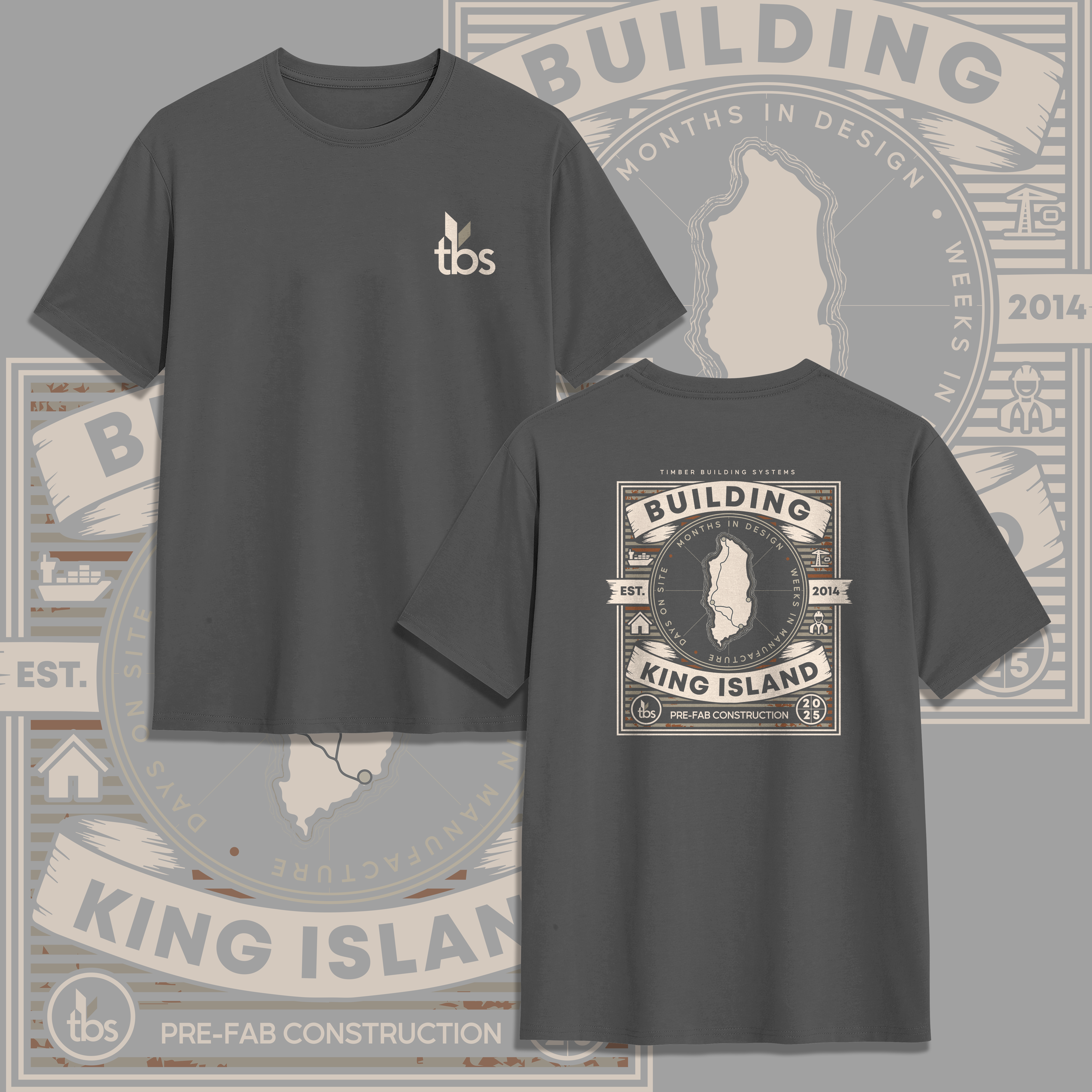 T-shirt Design by V FOUR Design for Timber Building Systems | Design #34681223