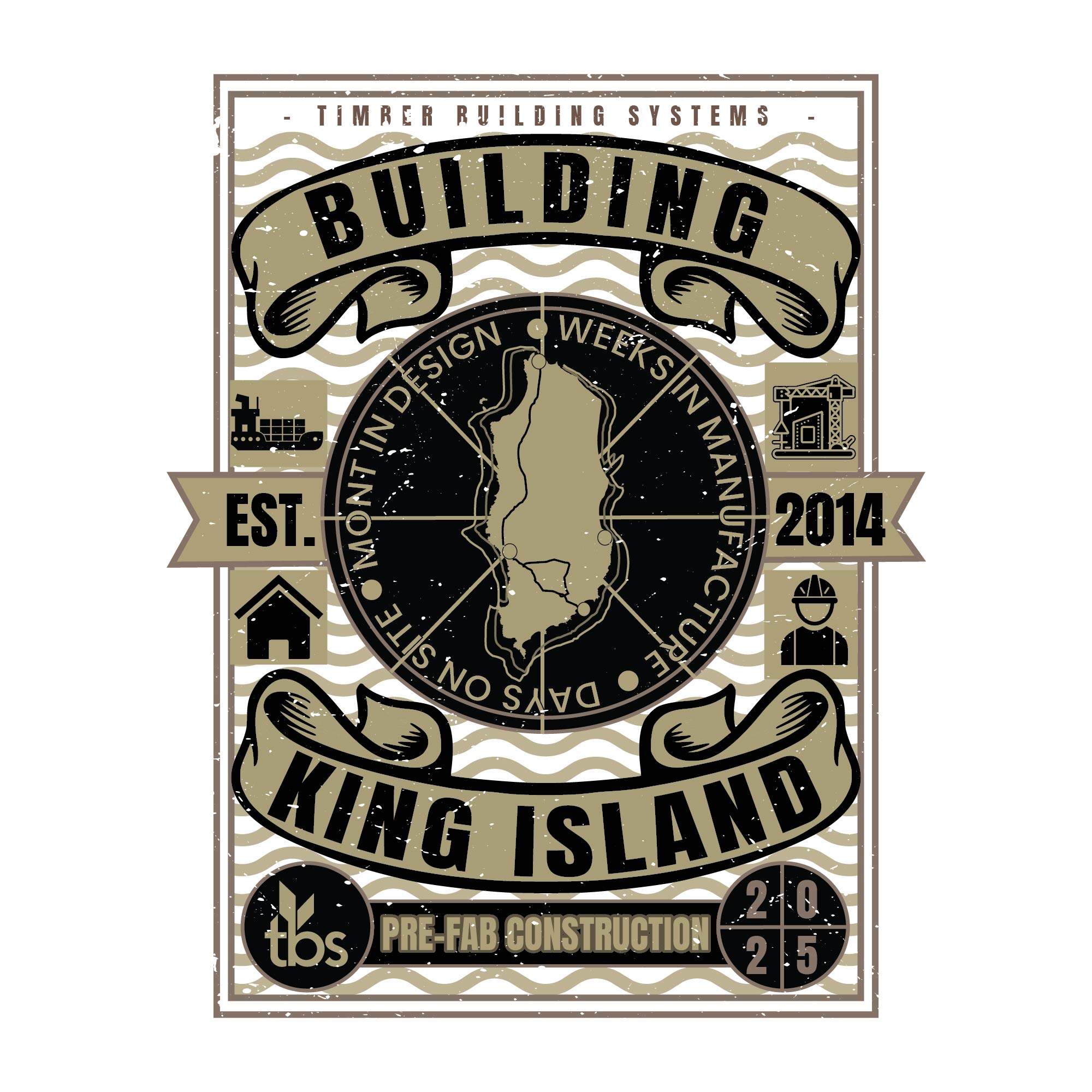 Diseño de Camiseta por Art Boy14 para Timber Building Systems | Diseño #34640288