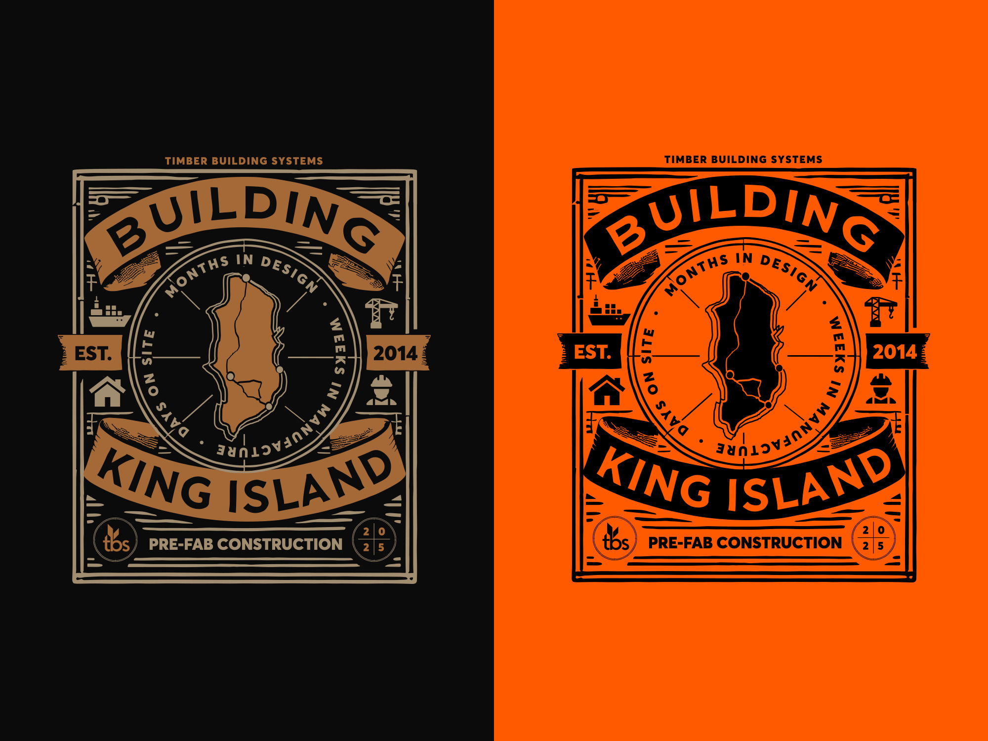 Design de T-shirt par Valtti Design pour Timber Building Systems | Design #34637852