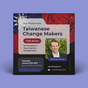 Podcast Design by Osama Soliman for Taiwanese Change Makers | Design: #34647984