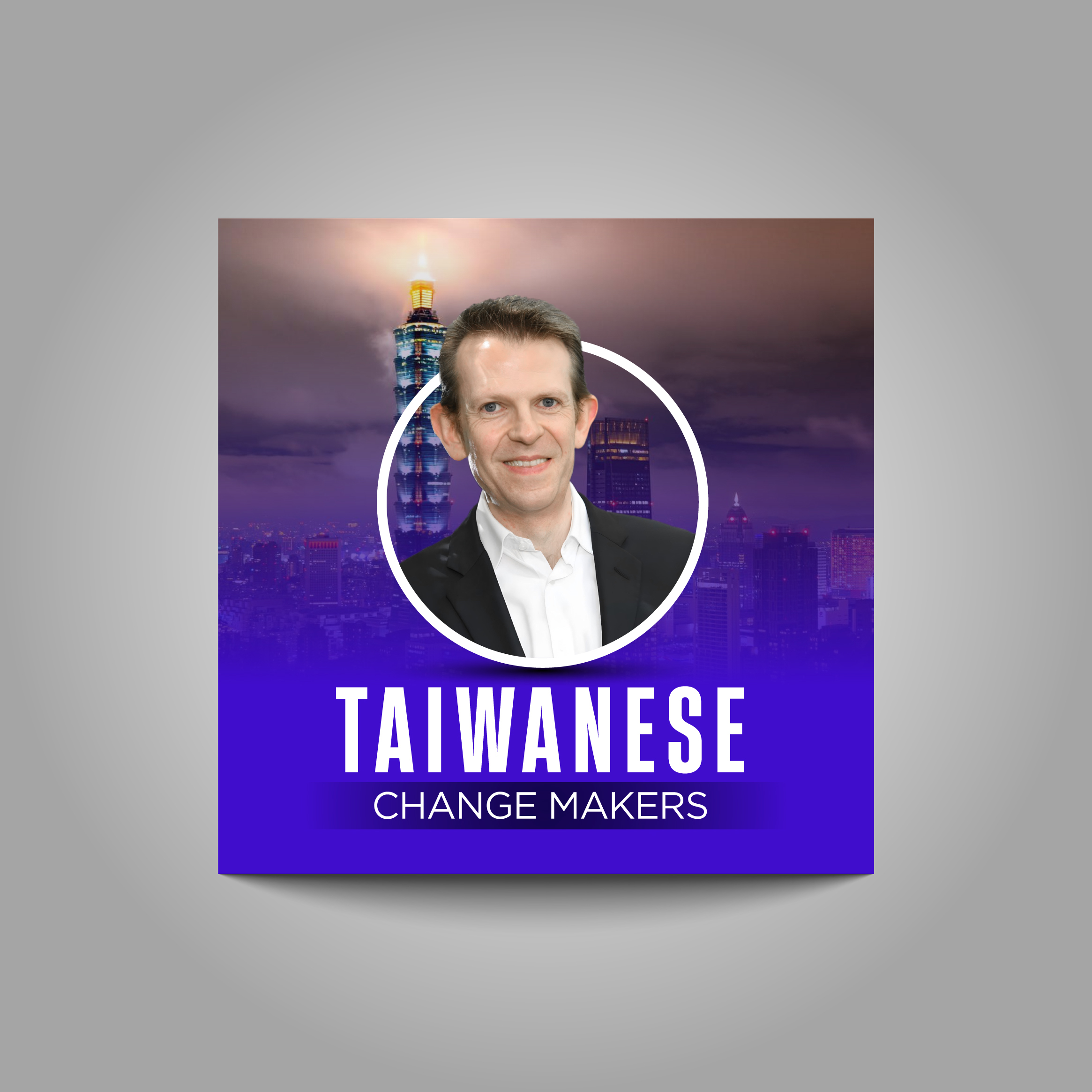 Podcast Design by Designz Zone for Taiwanese Change Makers | Design #34643905