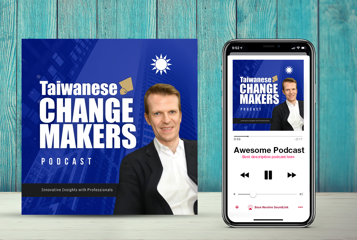 Podcast Design by Eseoghene Ohwojeheri for Taiwanese Change Makers | Design #34647706
