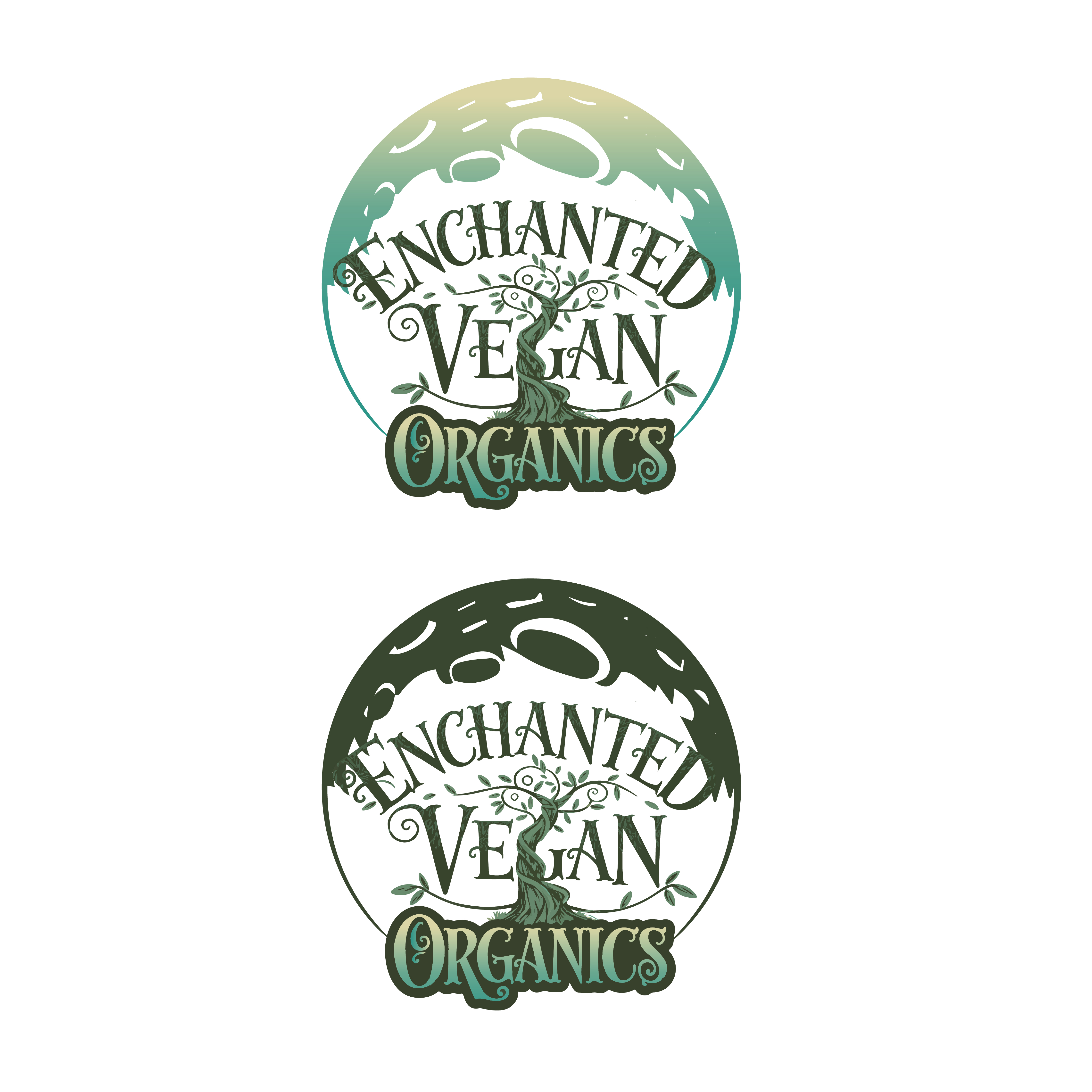 Logo Design by Shariqology for Enchanted Vegan Organics LLC | Design #34656131