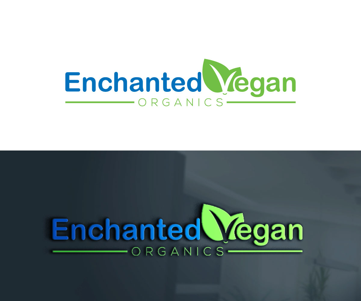 Logo Design by Impressive logo for Enchanted Vegan Organics LLC | Design #34647232