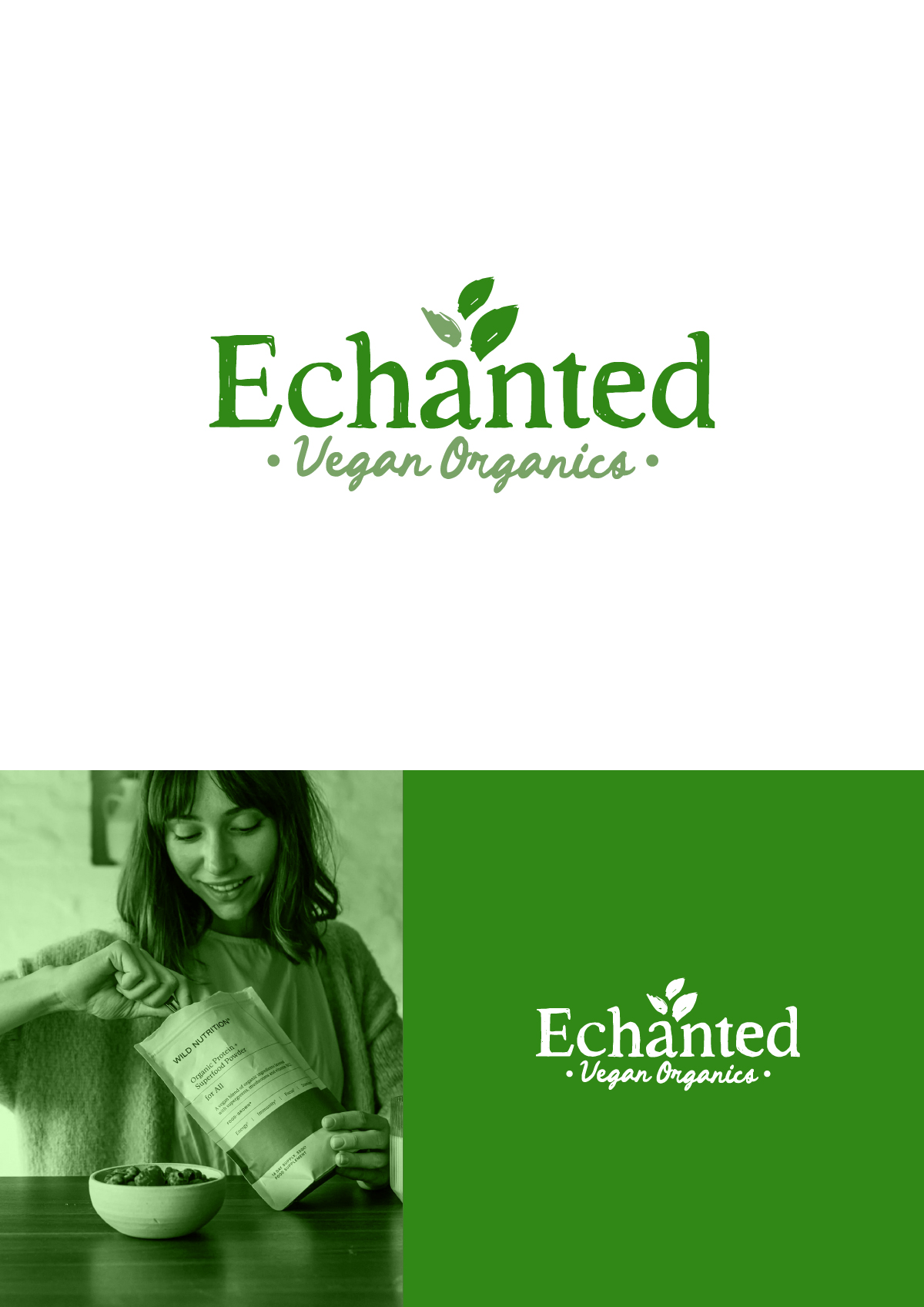 Logo Design by apik. for Enchanted Vegan Organics LLC | Design #34646283