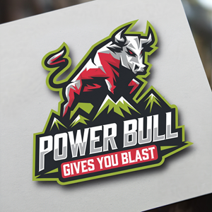 Power Bull Gives You Blast -logo for energy drink