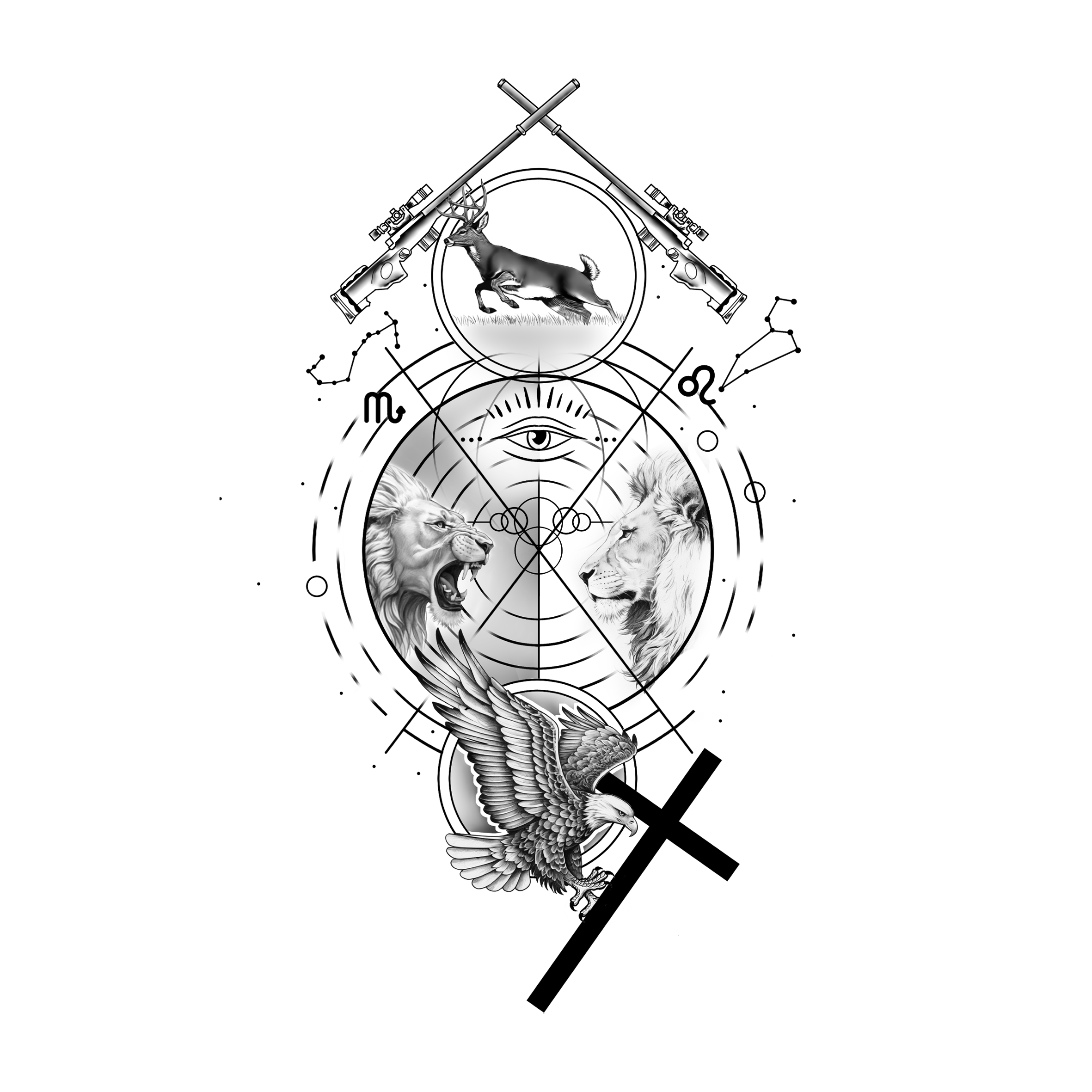 Tattoo Design by Fortunate Studio for this project | Design #34653929