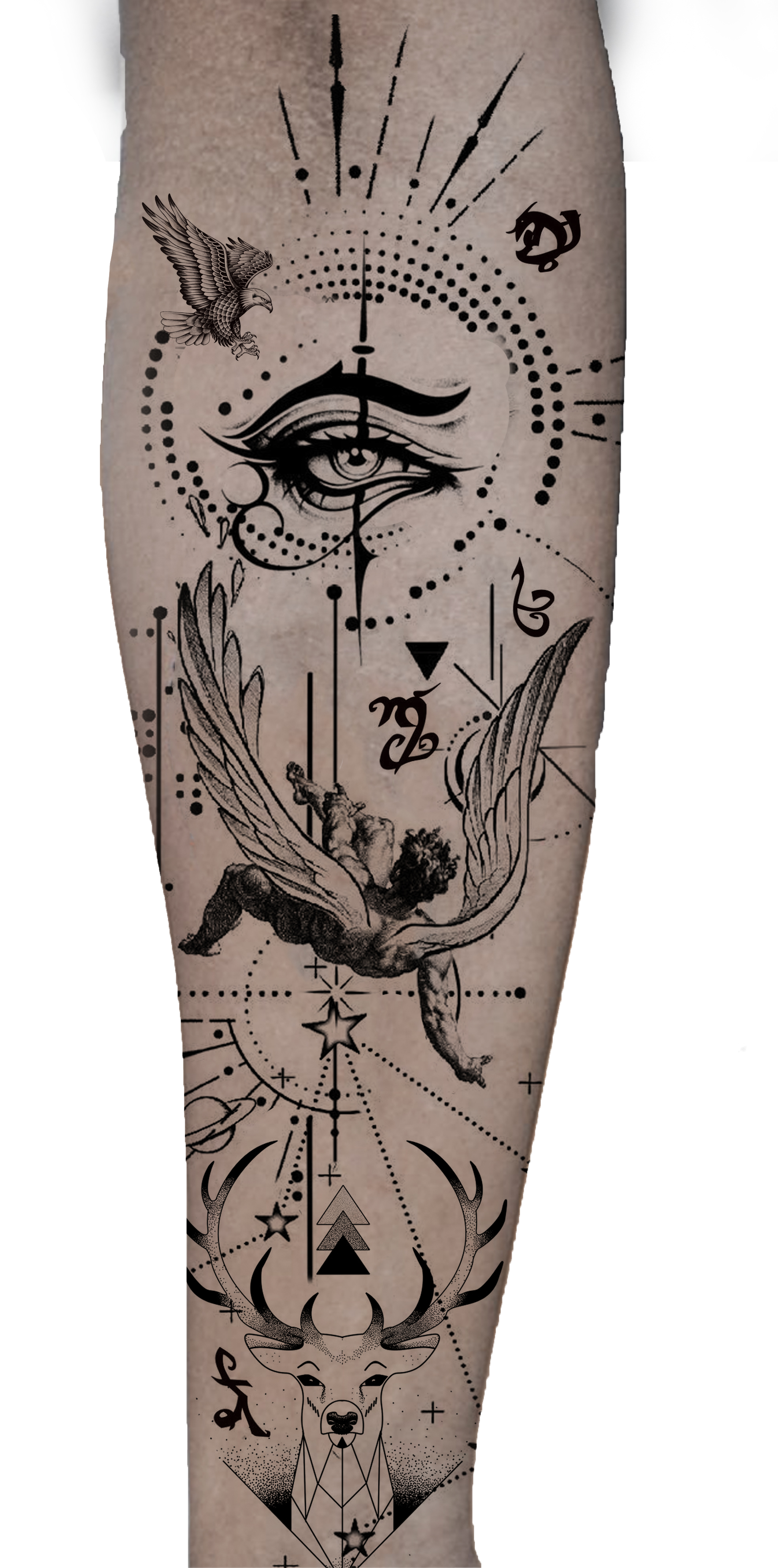 Tattoo Design by Athidewa for this project | Design: #34650074