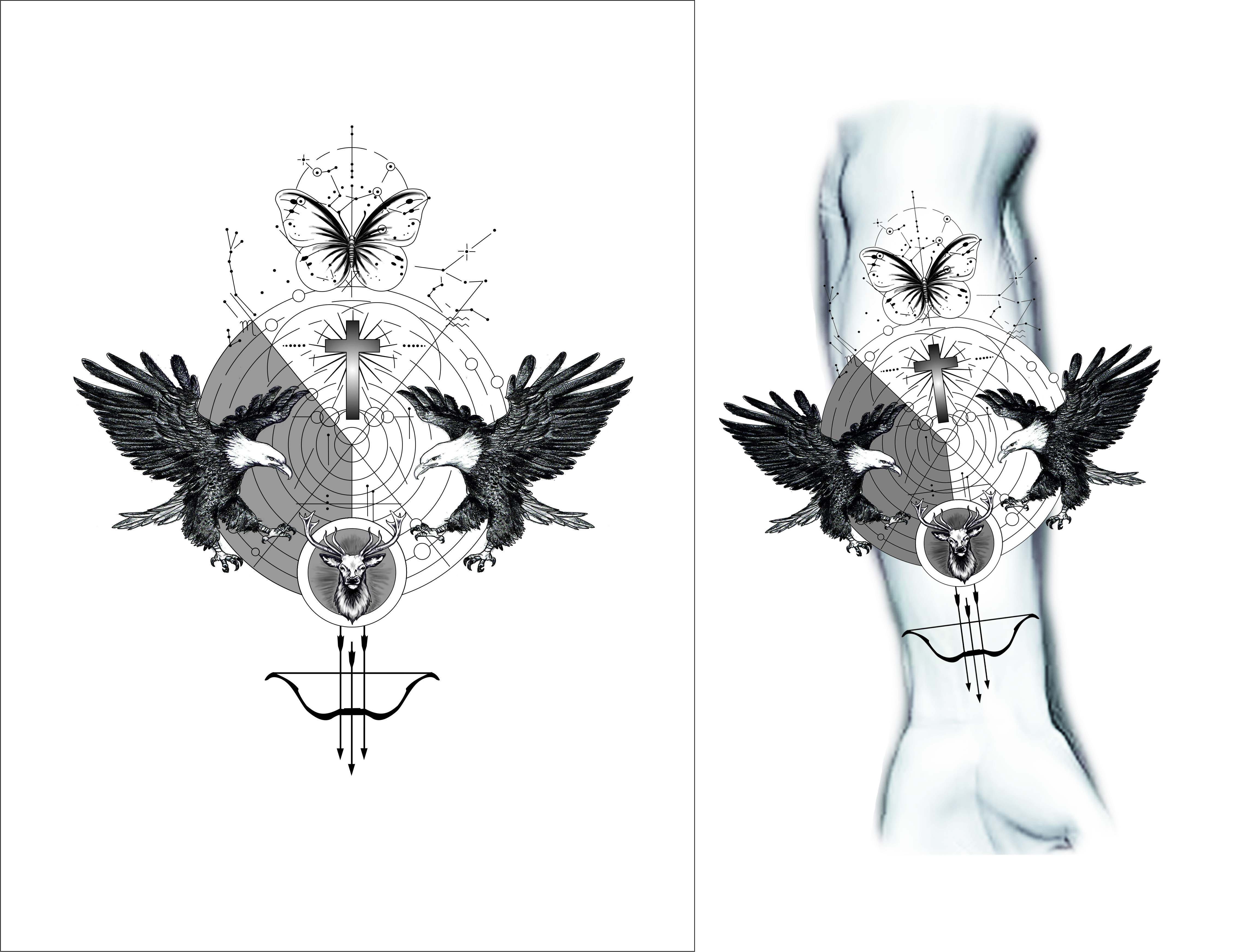 Tattoo Design by Jamal 12 for this project | Design #34656434