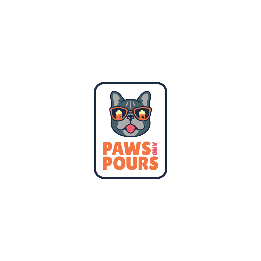Logo Design by Jerwin Intac for Paws and Pours | Design #34650312