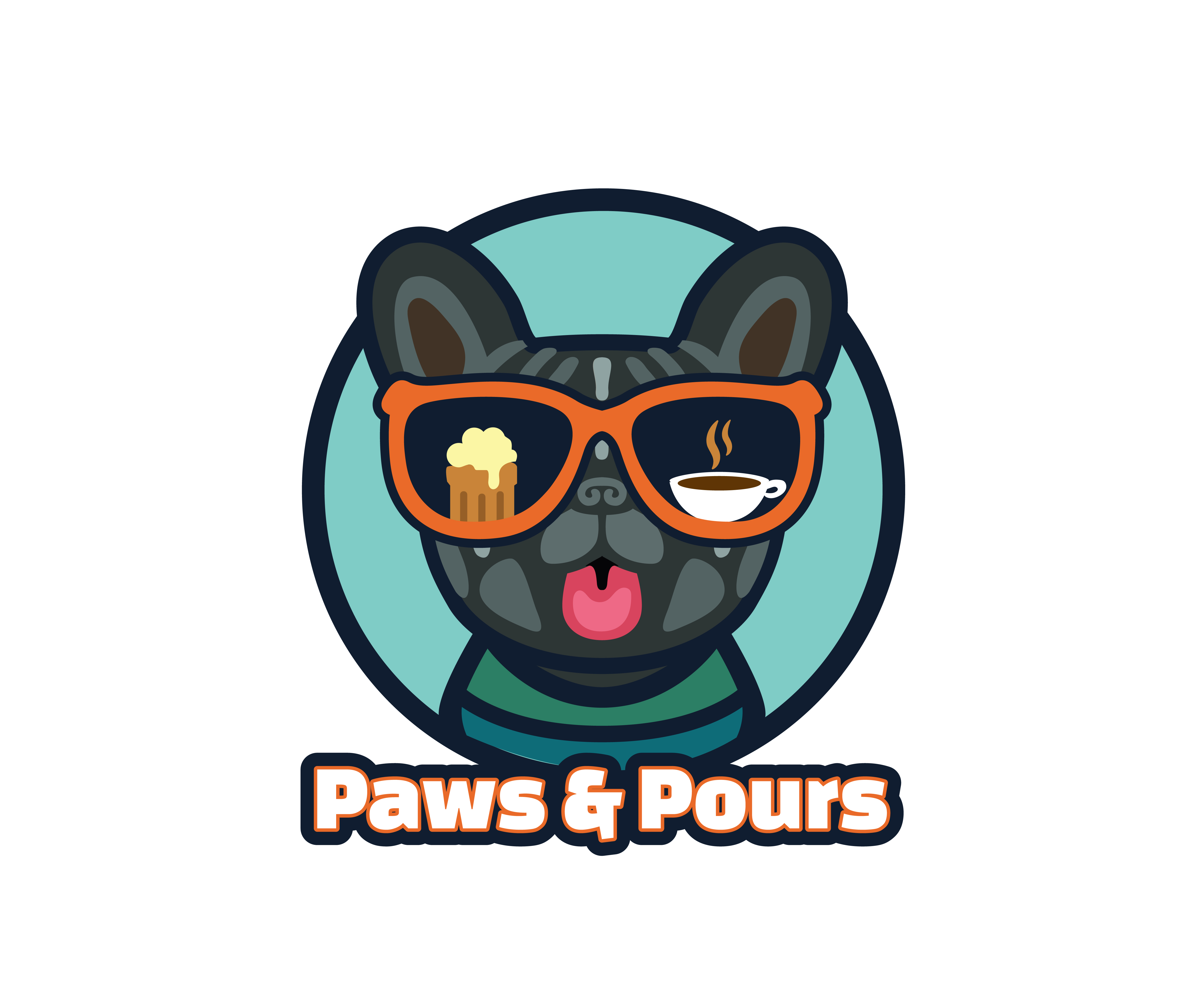 Logo Design by James J. for Paws and Pours | Design #34673918