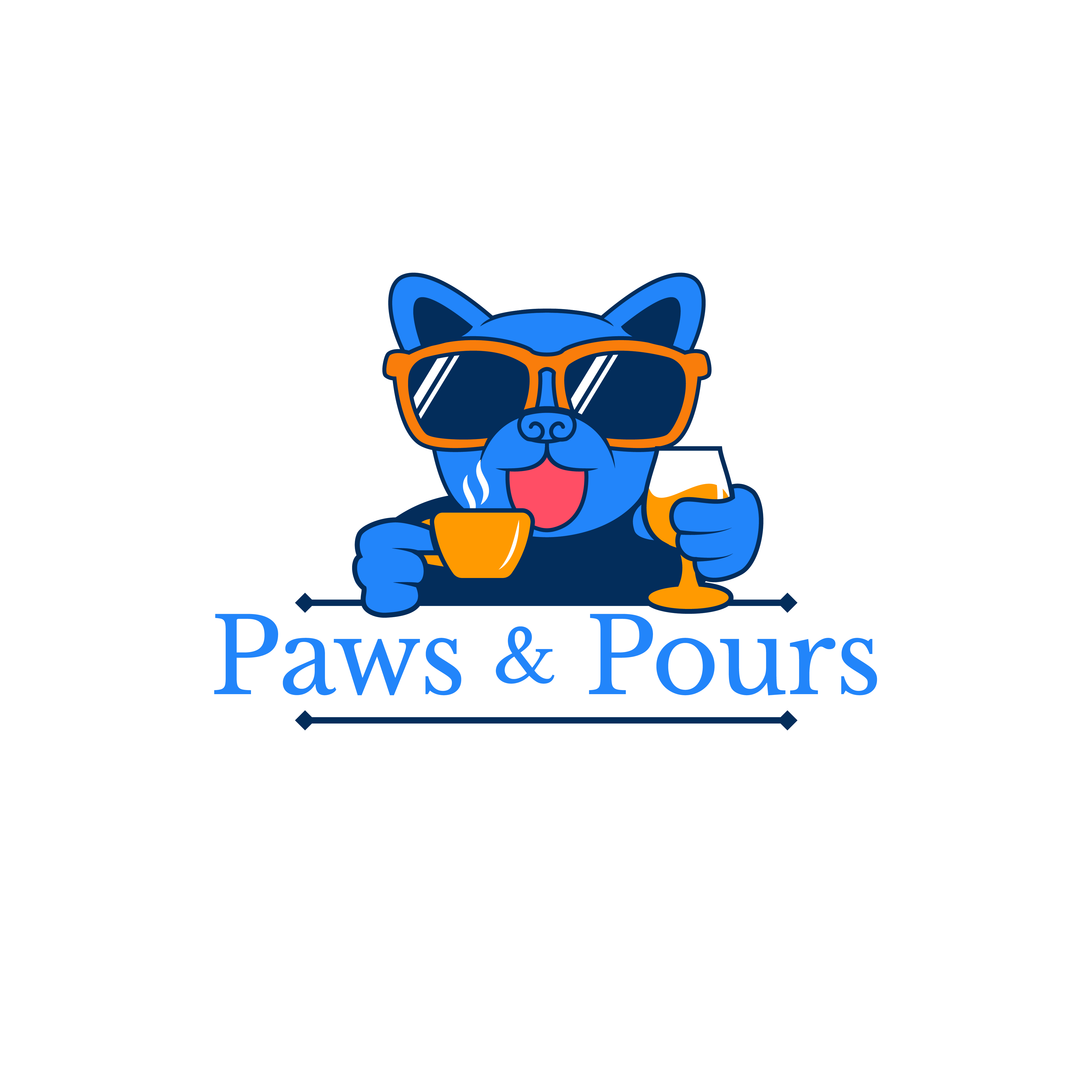 Logo Design by PaoloP for Paws and Pours | Design #34652512