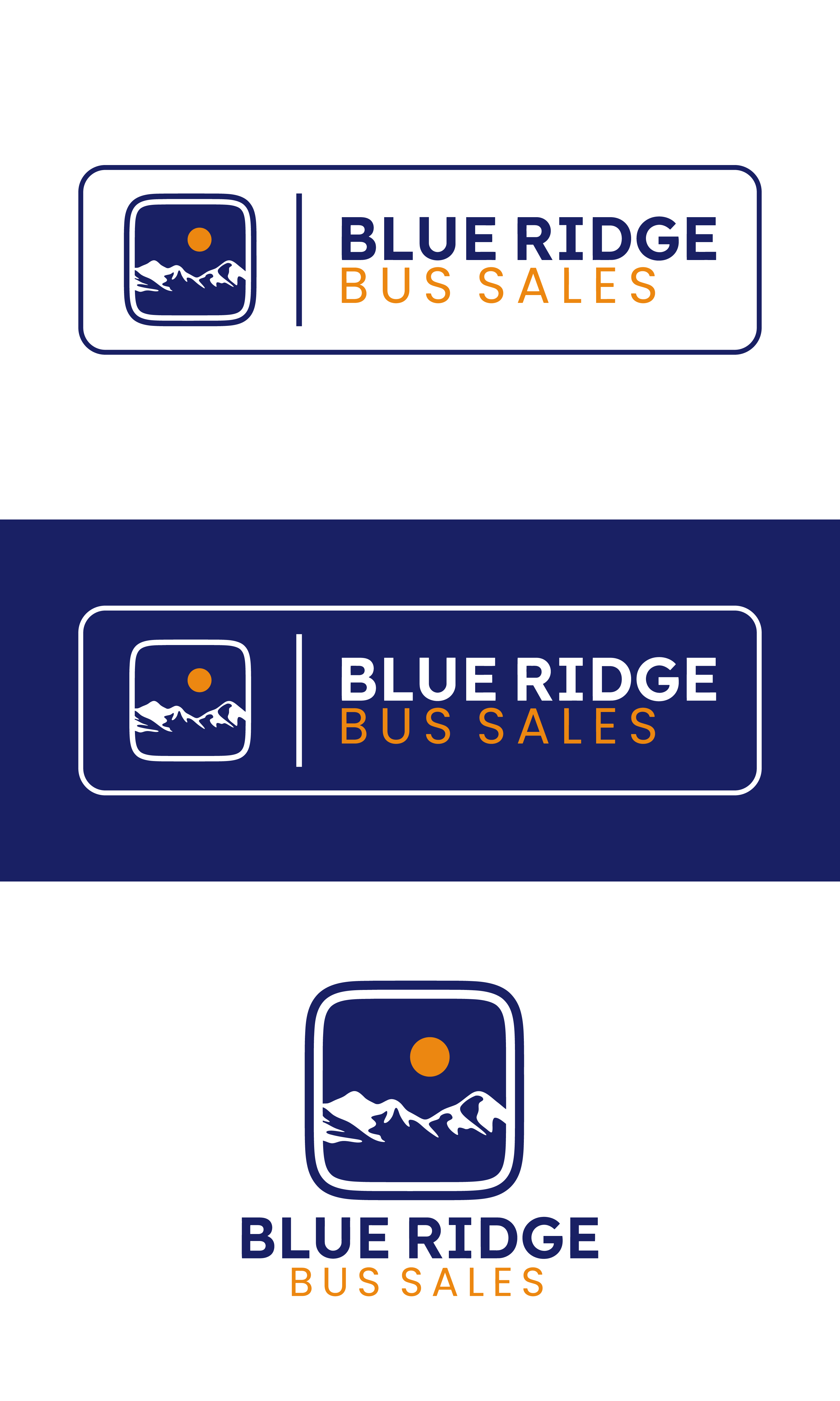 Logo-Design von Duvai Studio für Blue Ridge Bus Sales, Inc. | Design #34652323