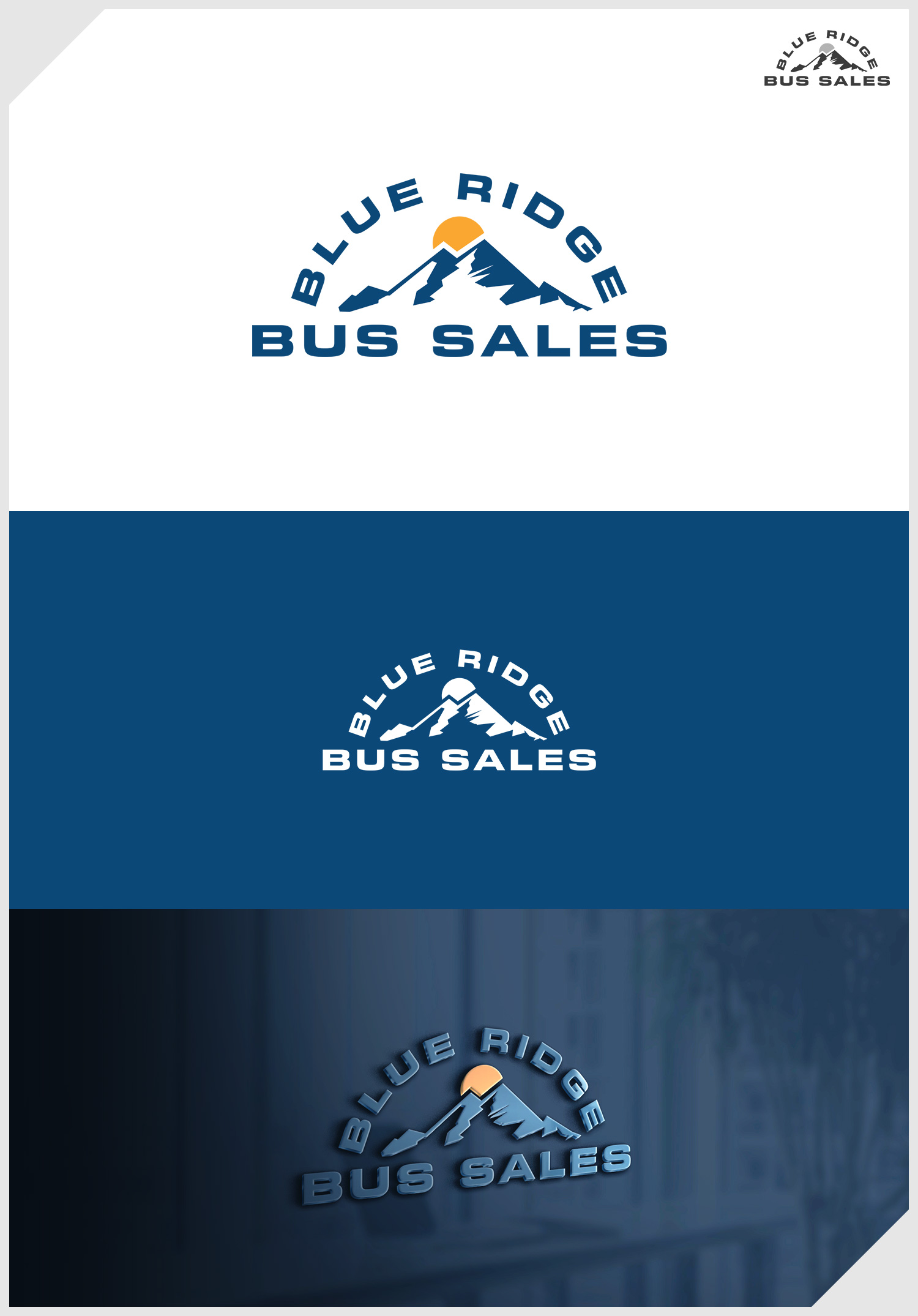 Design de Logo par IDesign1606 pour Blue Ridge Bus Sales, Inc. | Design #34661536
