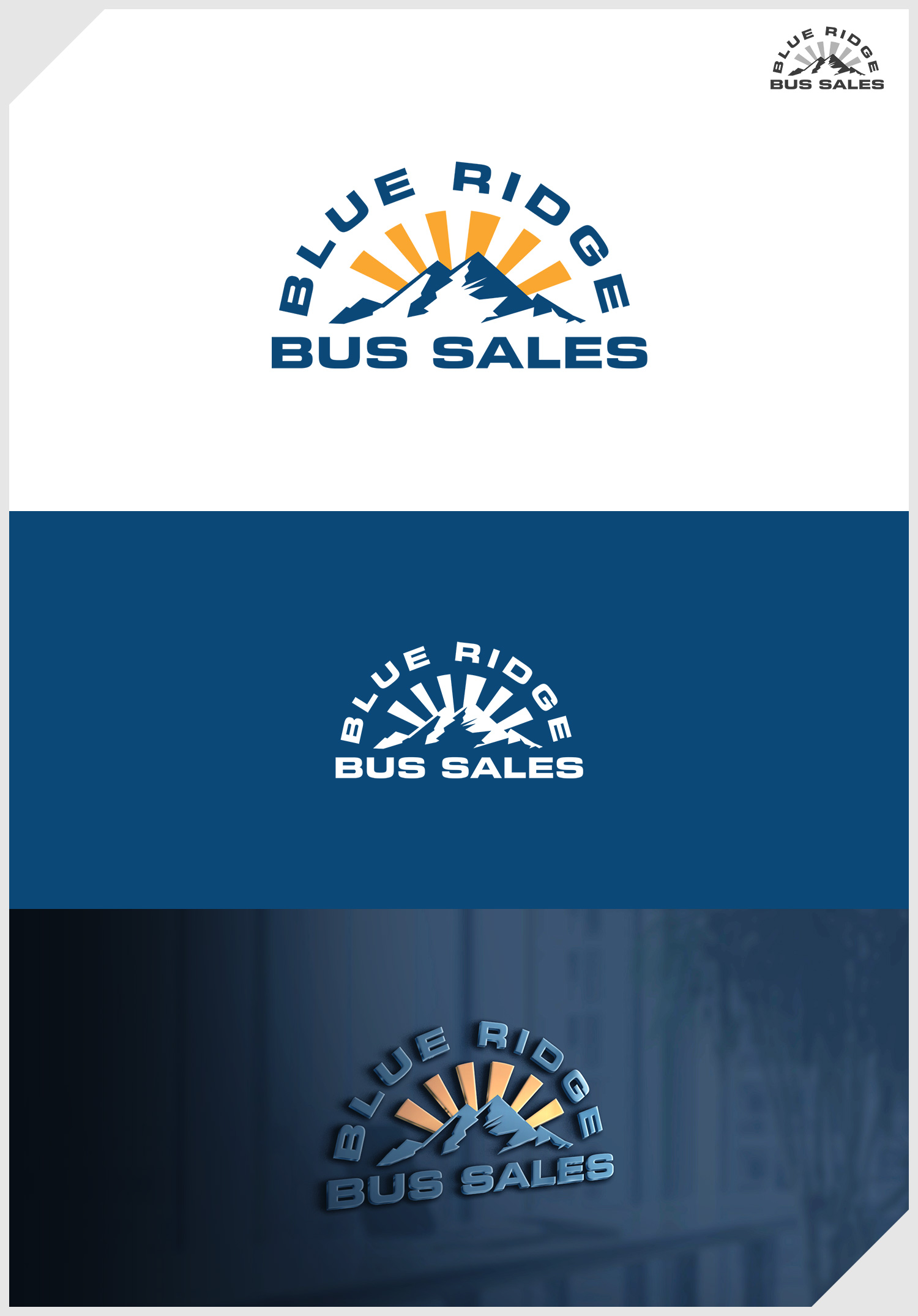Design de Logo par IDesign1606 pour Blue Ridge Bus Sales, Inc. | Design #34661538