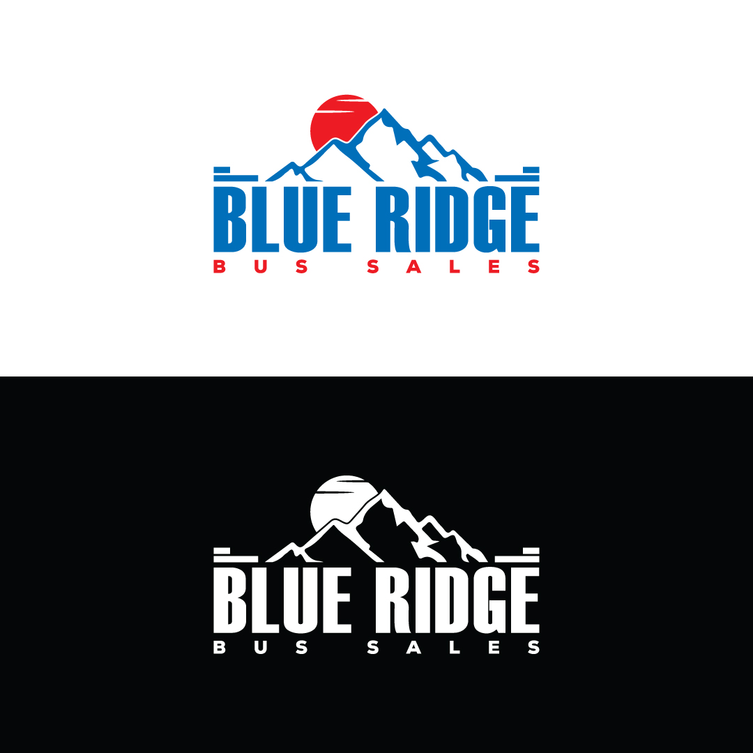 Logo Design by Md Nurullah 1 for Blue Ridge Bus Sales, Inc. | Design #34658183