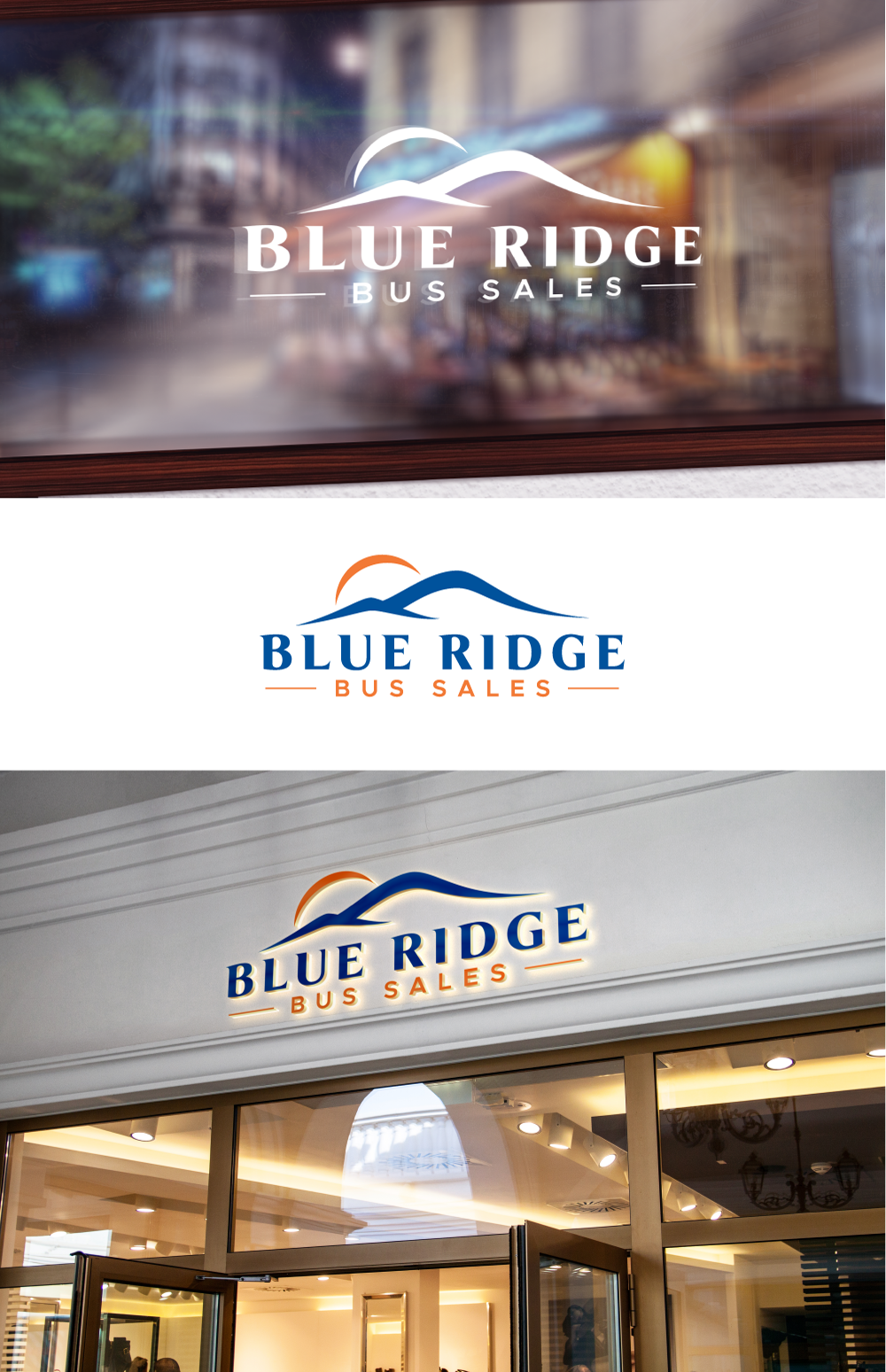 Logo Design by AAZ_Studio for Blue Ridge Bus Sales, Inc. | Design: #34662248