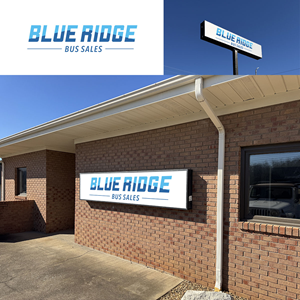 Logo Design by McFadden Design for Blue Ridge Bus Sales, Inc. | Design: #34676462