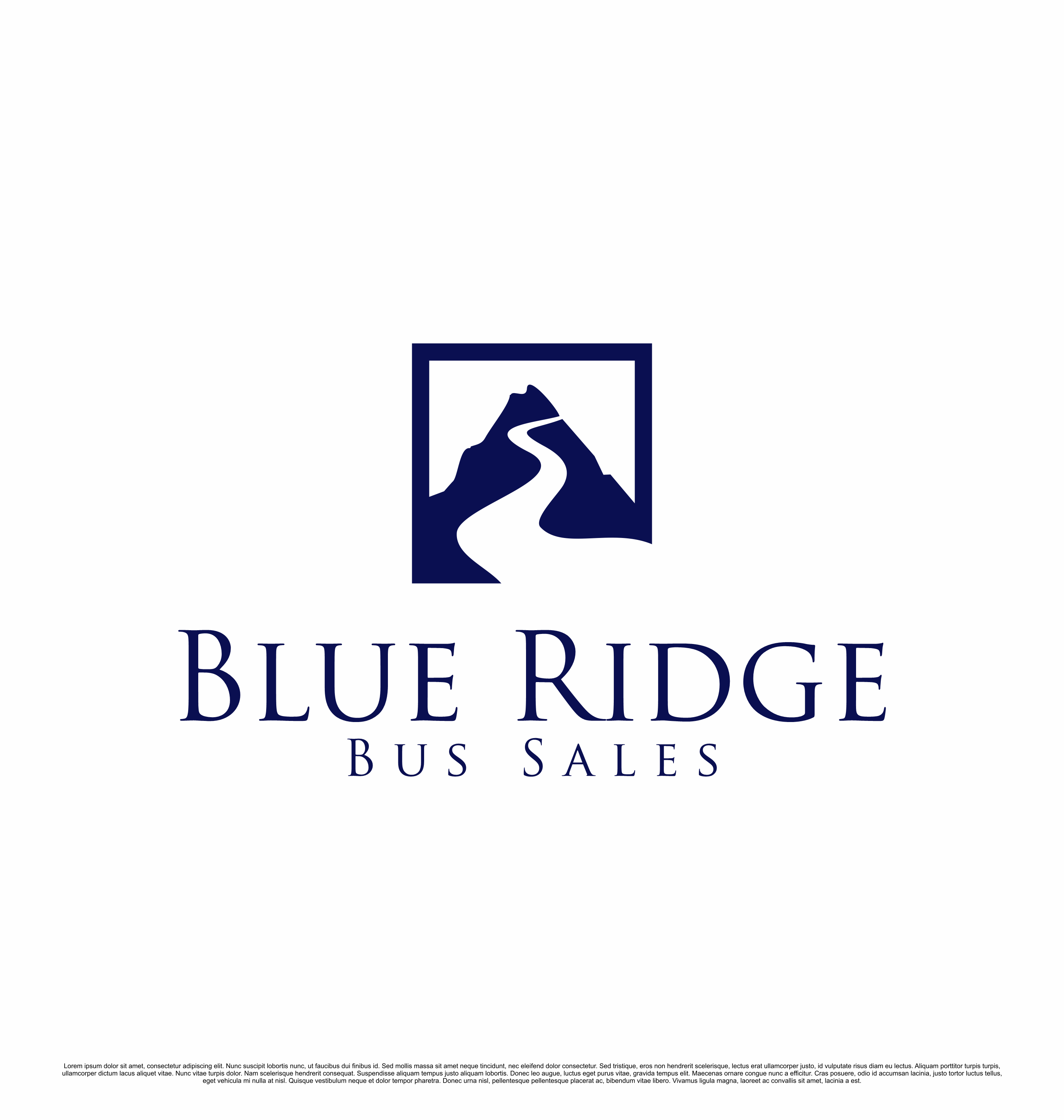 Logo Design by saesean for Blue Ridge Bus Sales, Inc. | Design #34659918