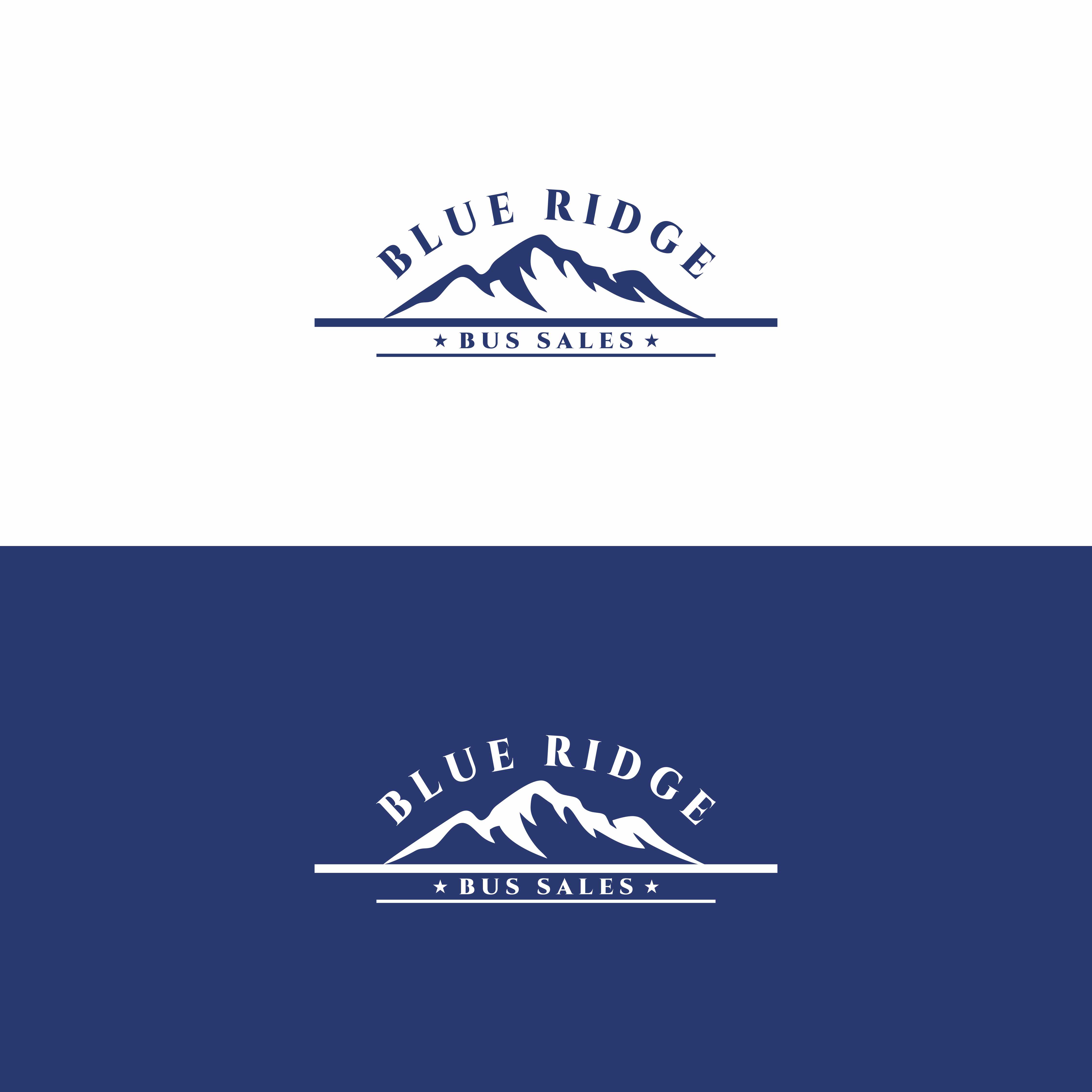 Logo Design by enka94 for Blue Ridge Bus Sales, Inc. | Design #34656220