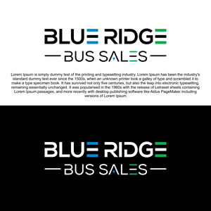 Logo Design by pusing for Blue Ridge Bus Sales, Inc. | Design: #34652267