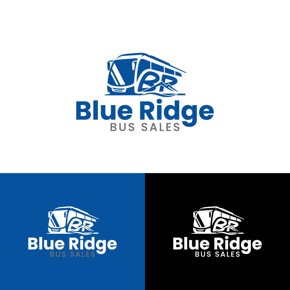 Diseño de Logo por Shahriar H para Blue Ridge Bus Sales, Inc. | Diseño #34649300