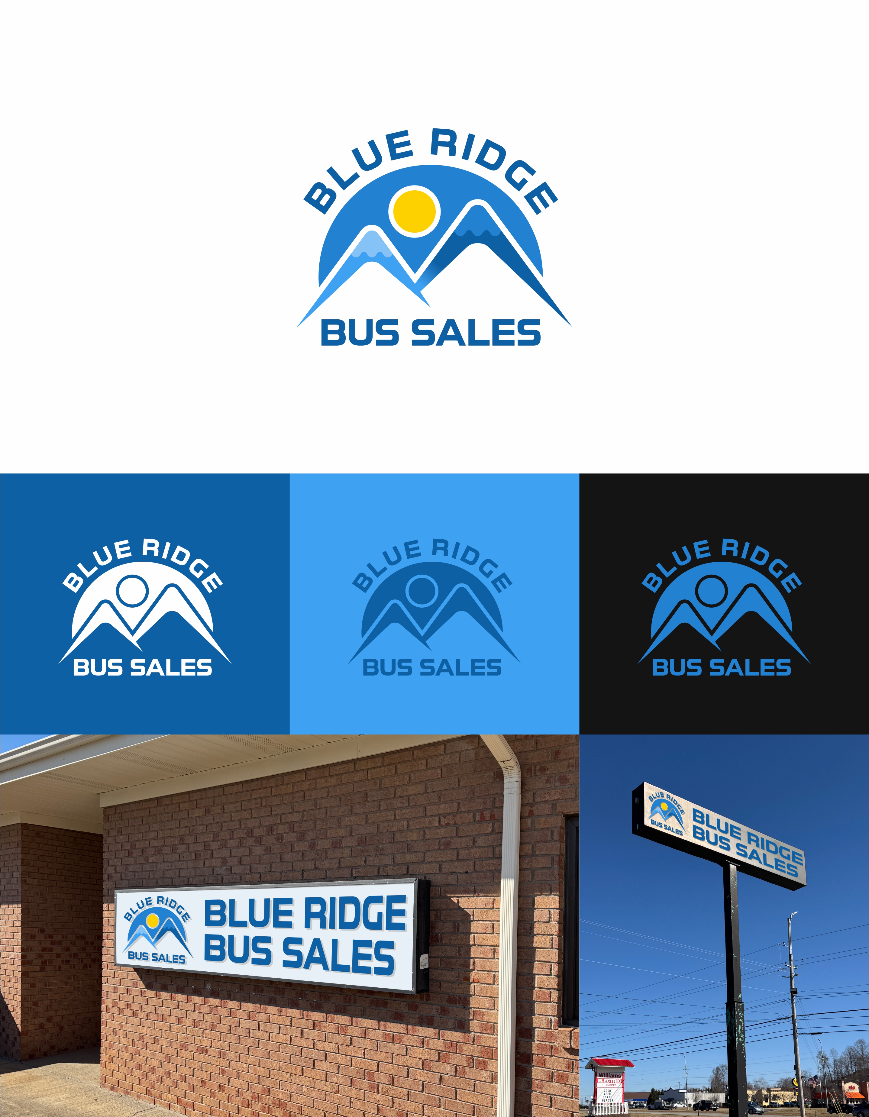 Diseño de Logo por 1206studio para Blue Ridge Bus Sales, Inc. | Diseño #34648850
