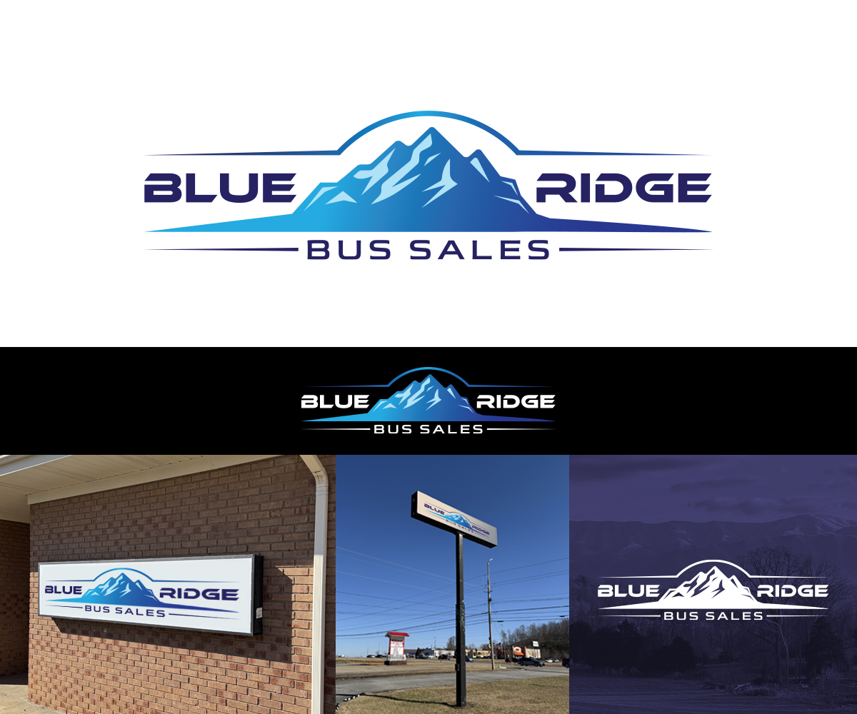 Logo Design by Alf Mozara for Blue Ridge Bus Sales, Inc. | Design #34649099