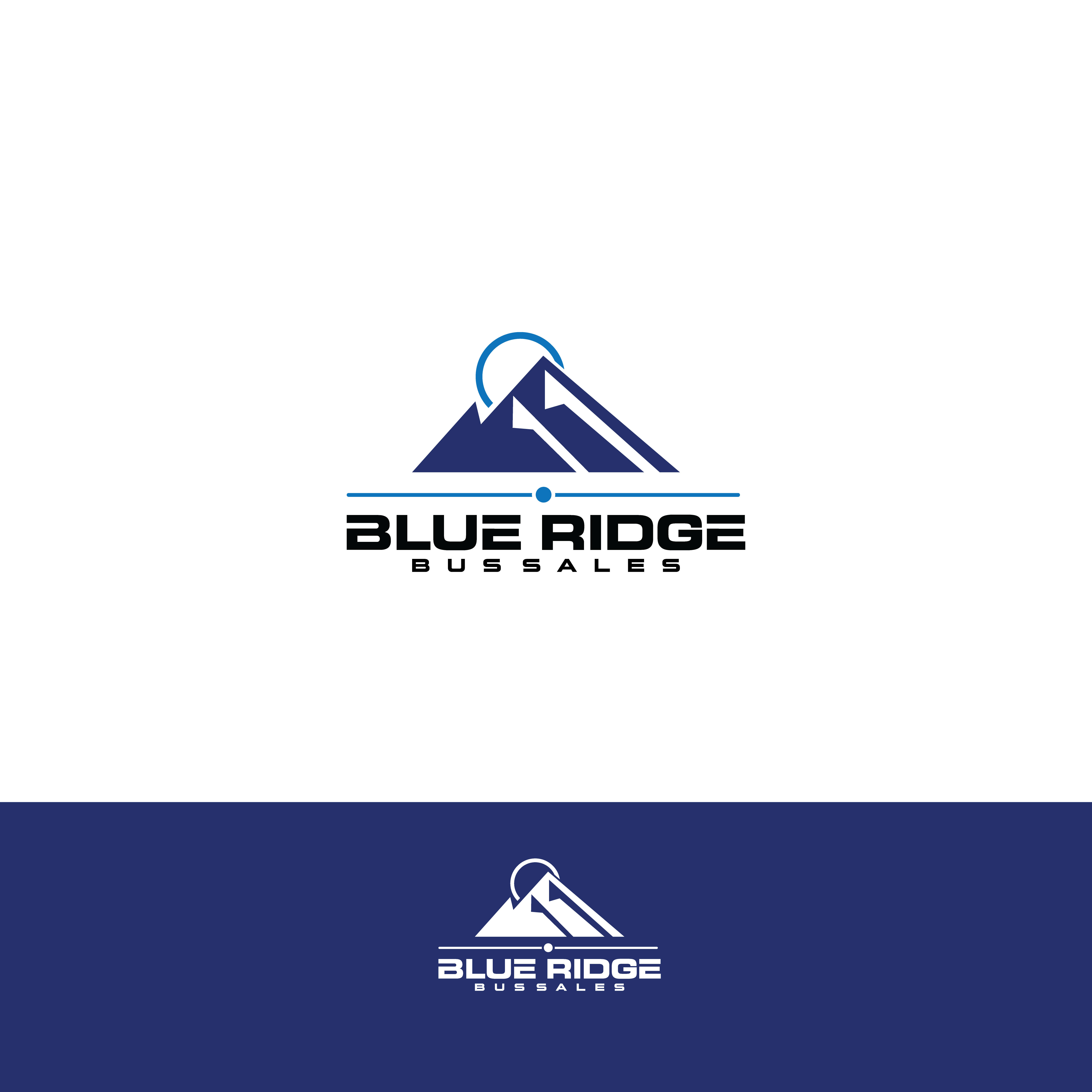 Logo Design by ainee4 for Blue Ridge Bus Sales, Inc. | Design #34660335