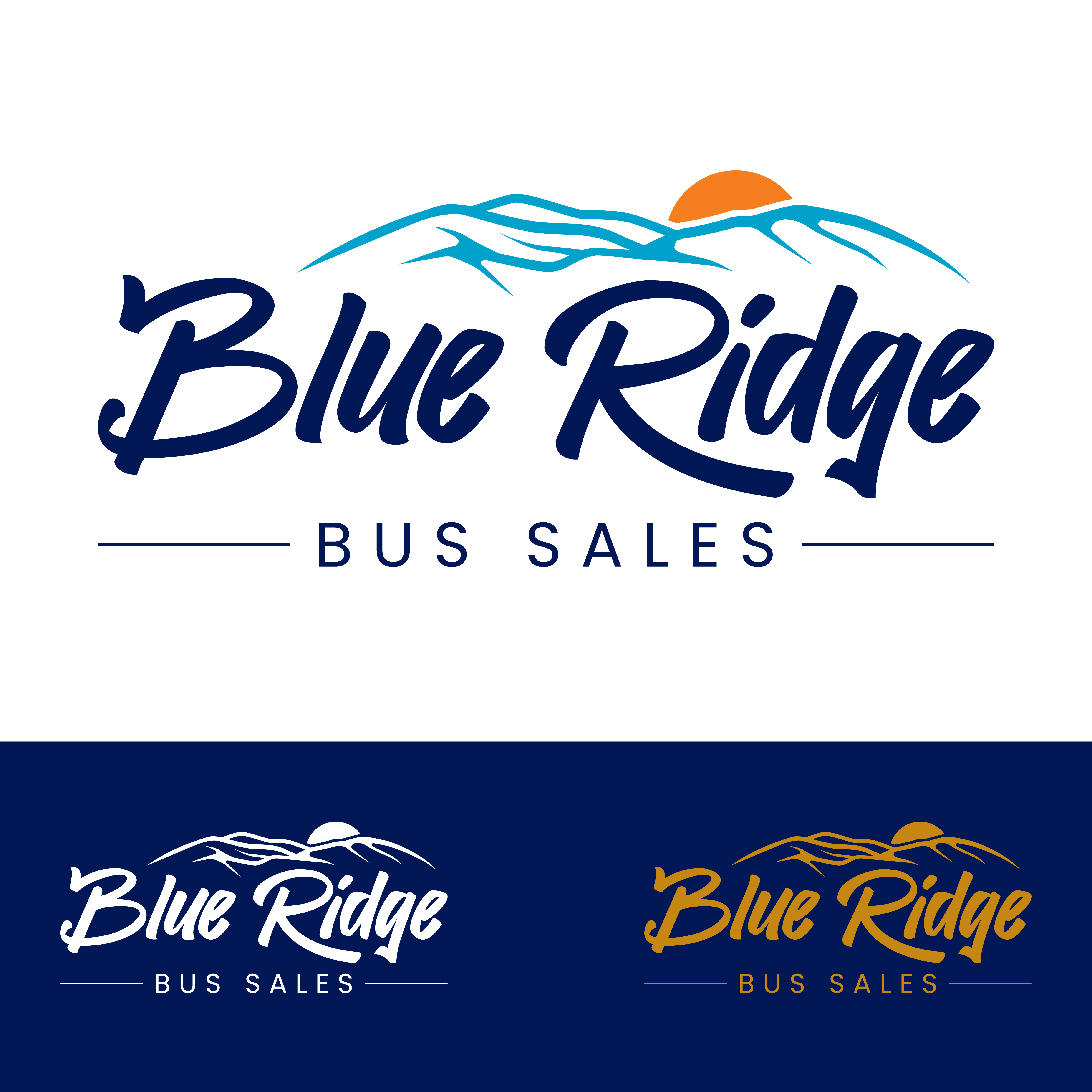 Design de Logo par John Mark Arts pour Blue Ridge Bus Sales, Inc. | Design #34661374