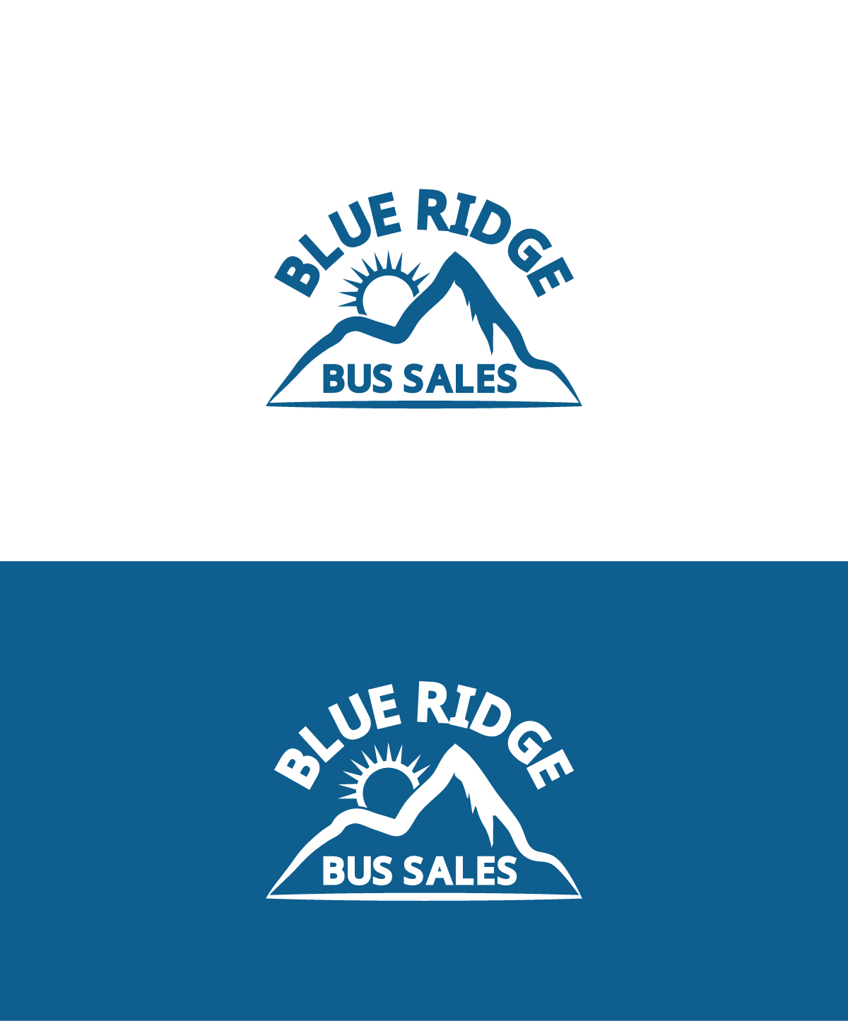 Logo Design by Karim Craft for Blue Ridge Bus Sales, Inc. | Design #34650442