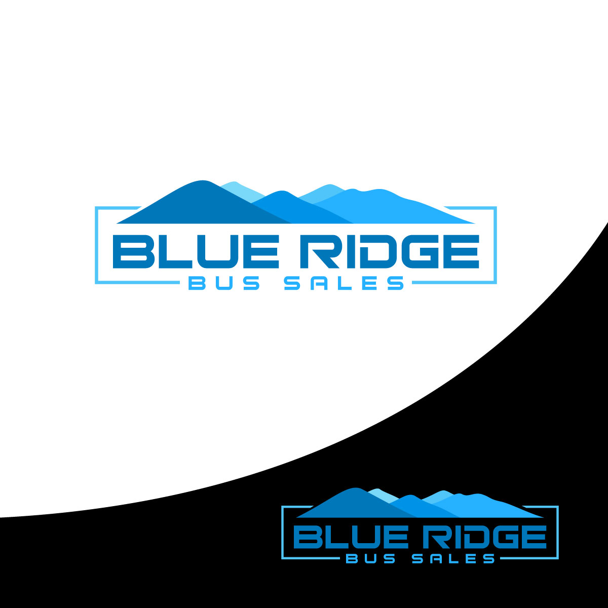 Logo Design by Alex Henry for Blue Ridge Bus Sales, Inc. | Design #34648773