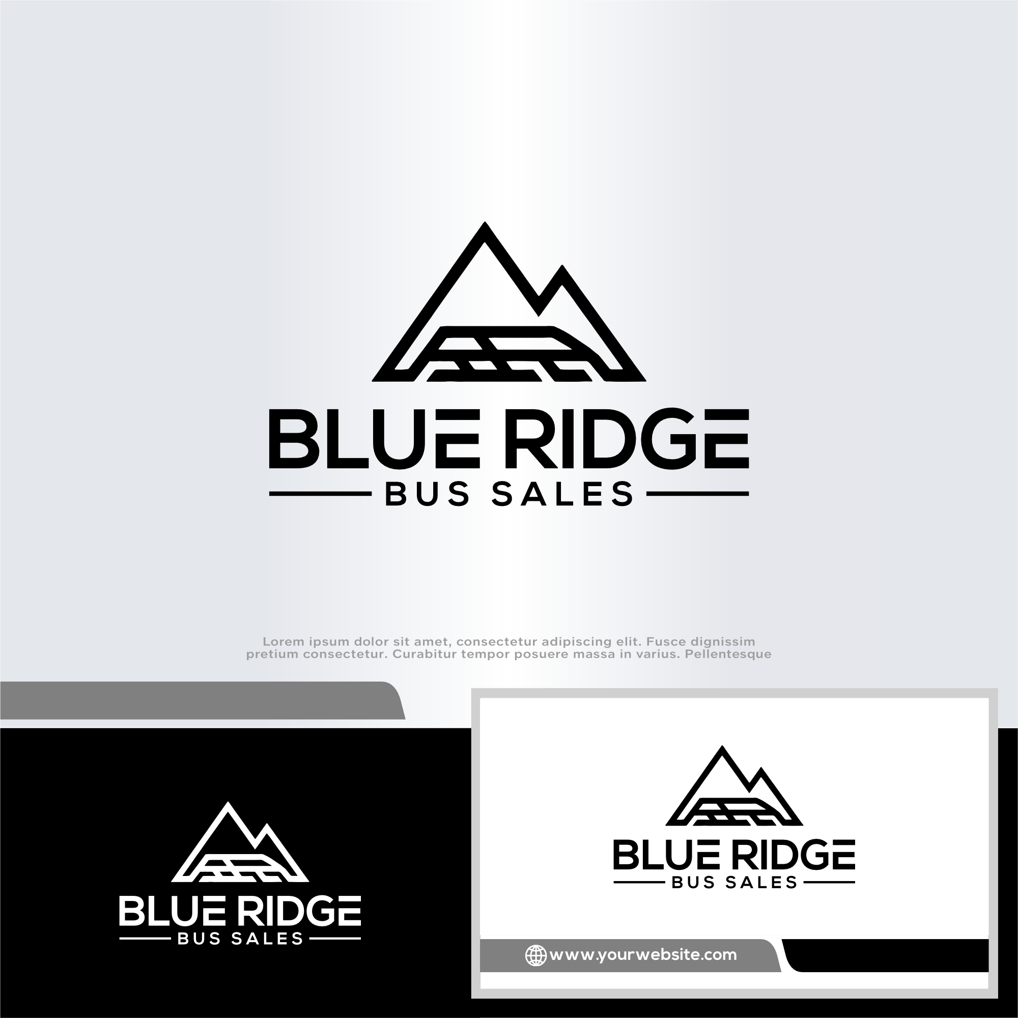 Logo Design by win it for Blue Ridge Bus Sales, Inc. | Design #34663553