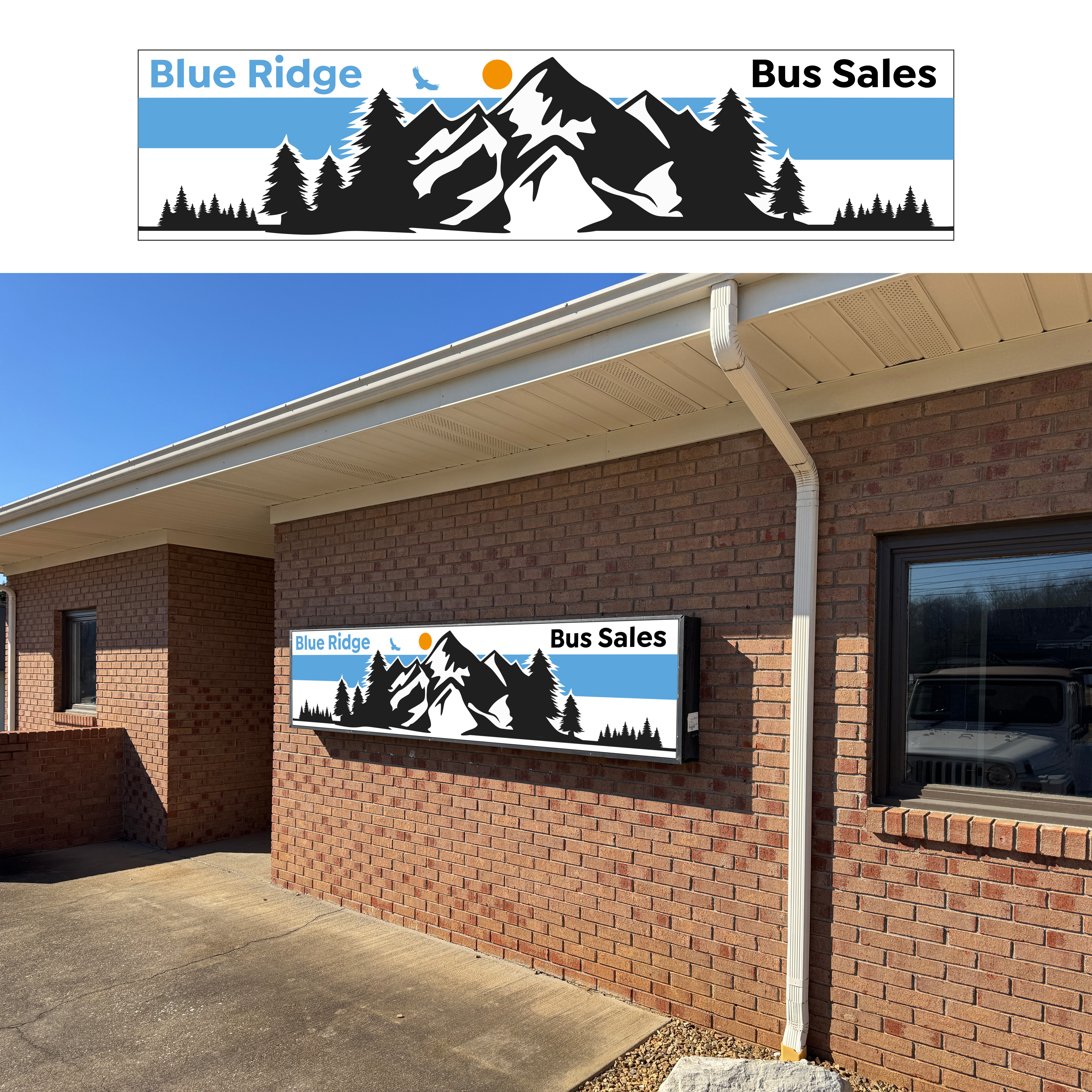Logo Design by Artdesign02 for Blue Ridge Bus Sales, Inc. | Design #34650880